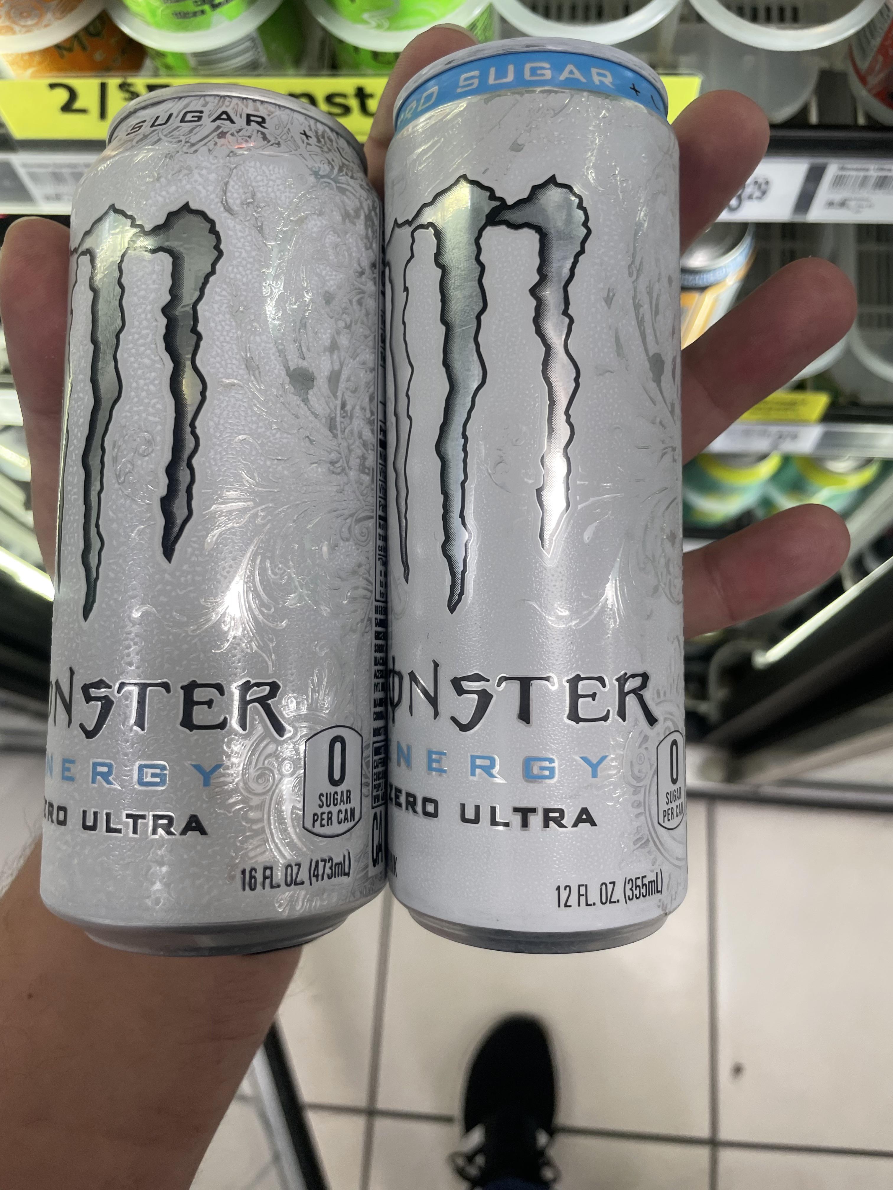 Not Monster too!! Same price, different can, went from 16 OZ to 12 OZ r/shrinkflation