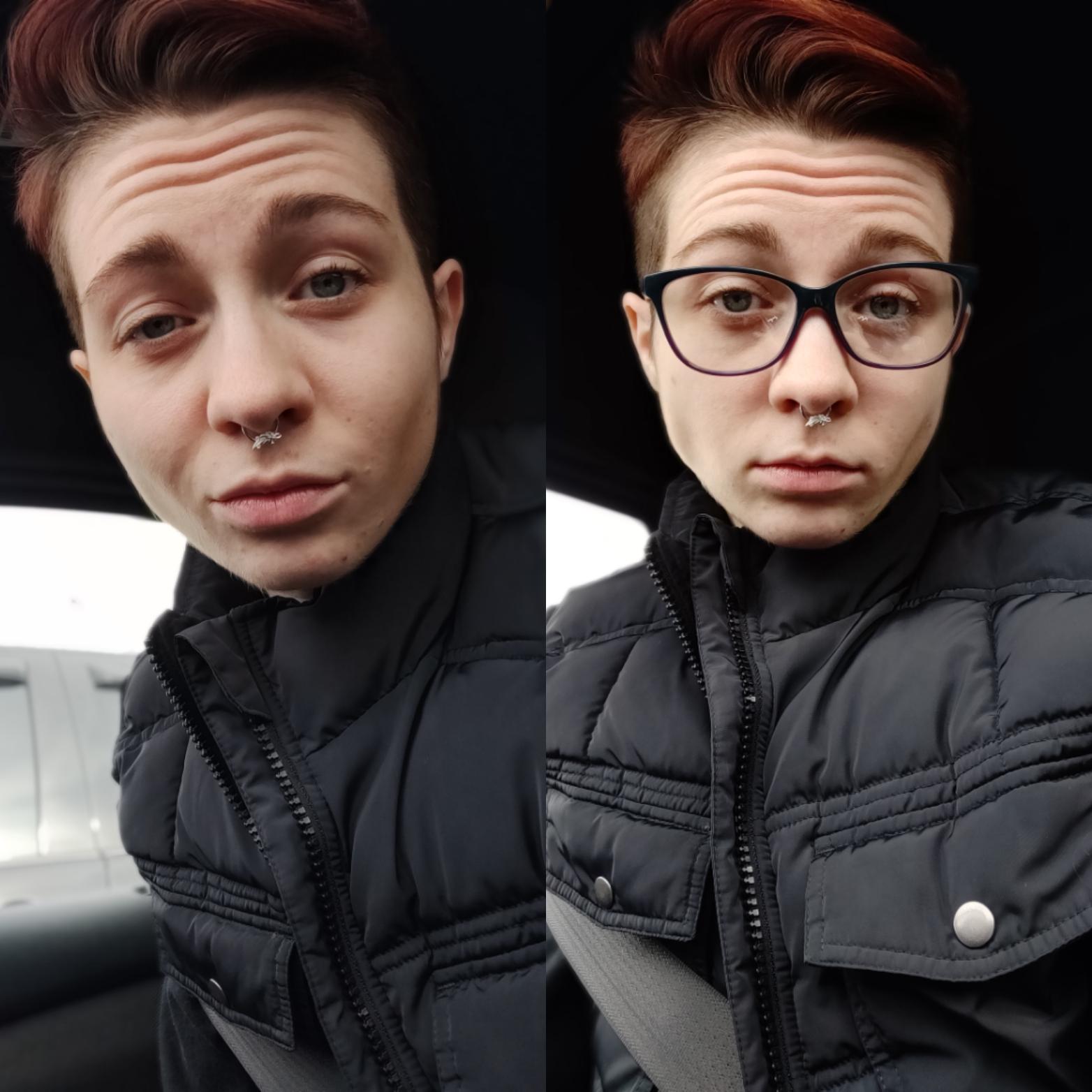 Thoughts on glasses vs no glasses? r/Androgynoushotties
