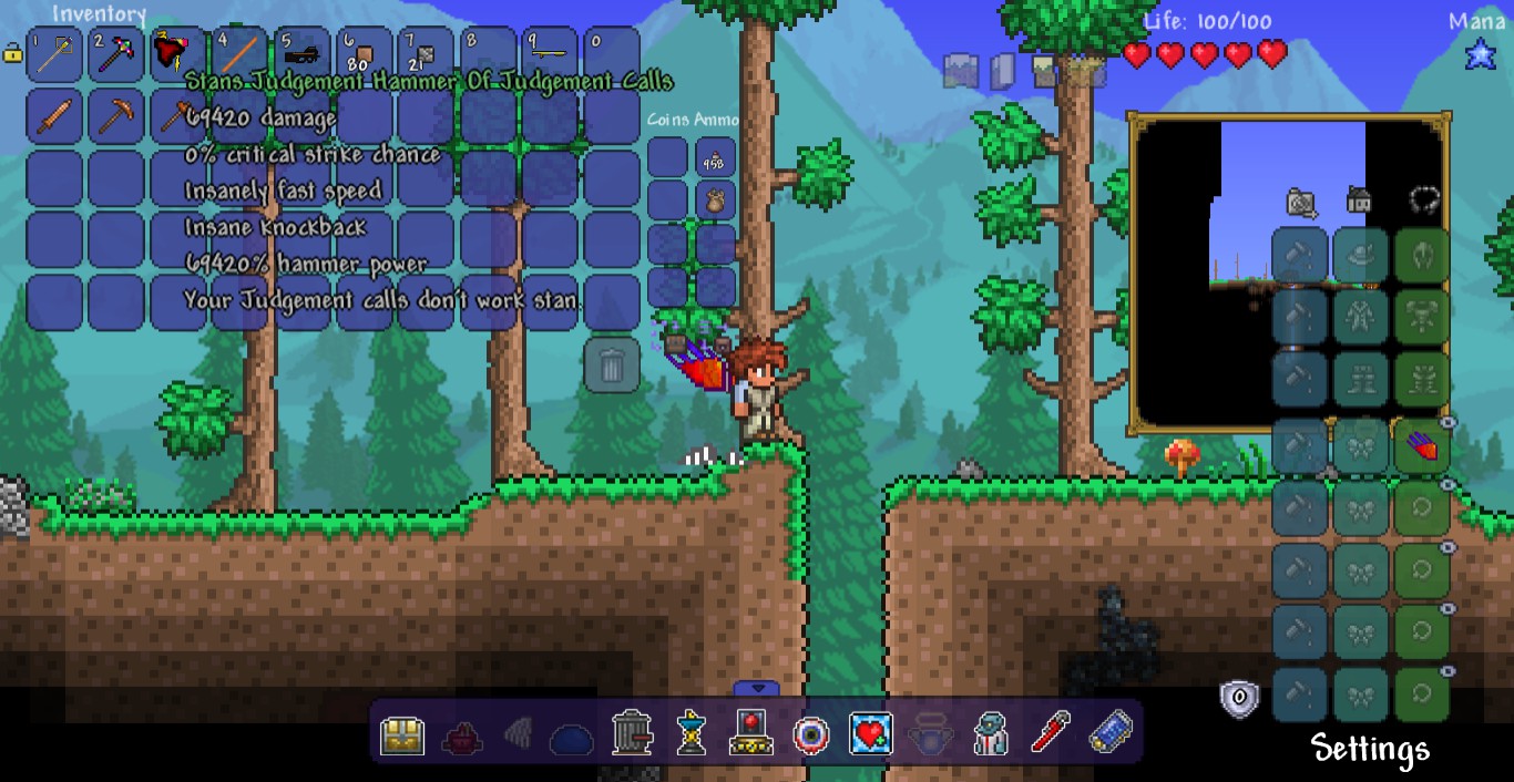I'm currently working on a Terraria mod which is mainly eldritch horror