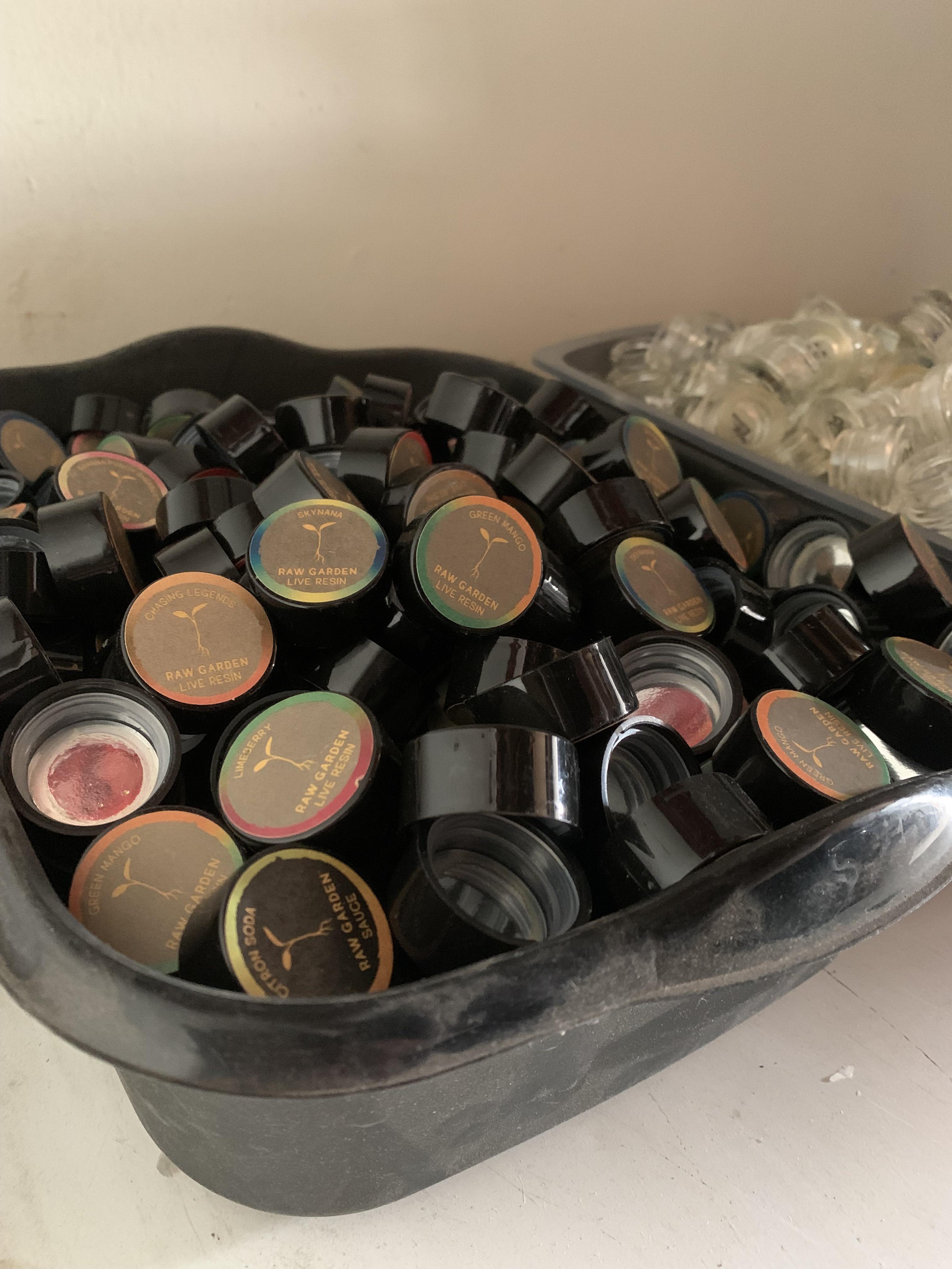 Almost a years worth of only Raw Garden r/Dabs