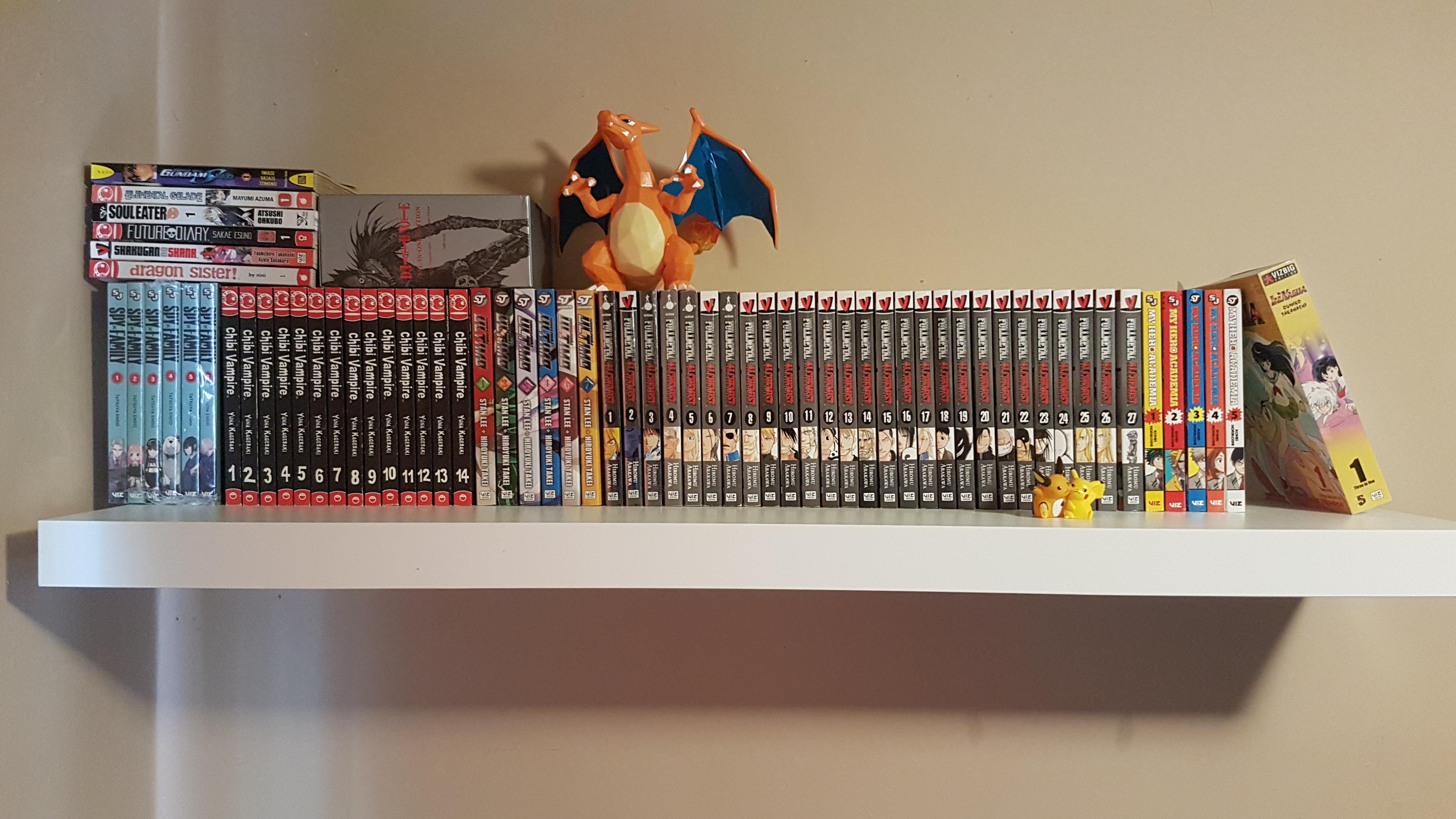 Seperated Manga shelf MangaCollectors