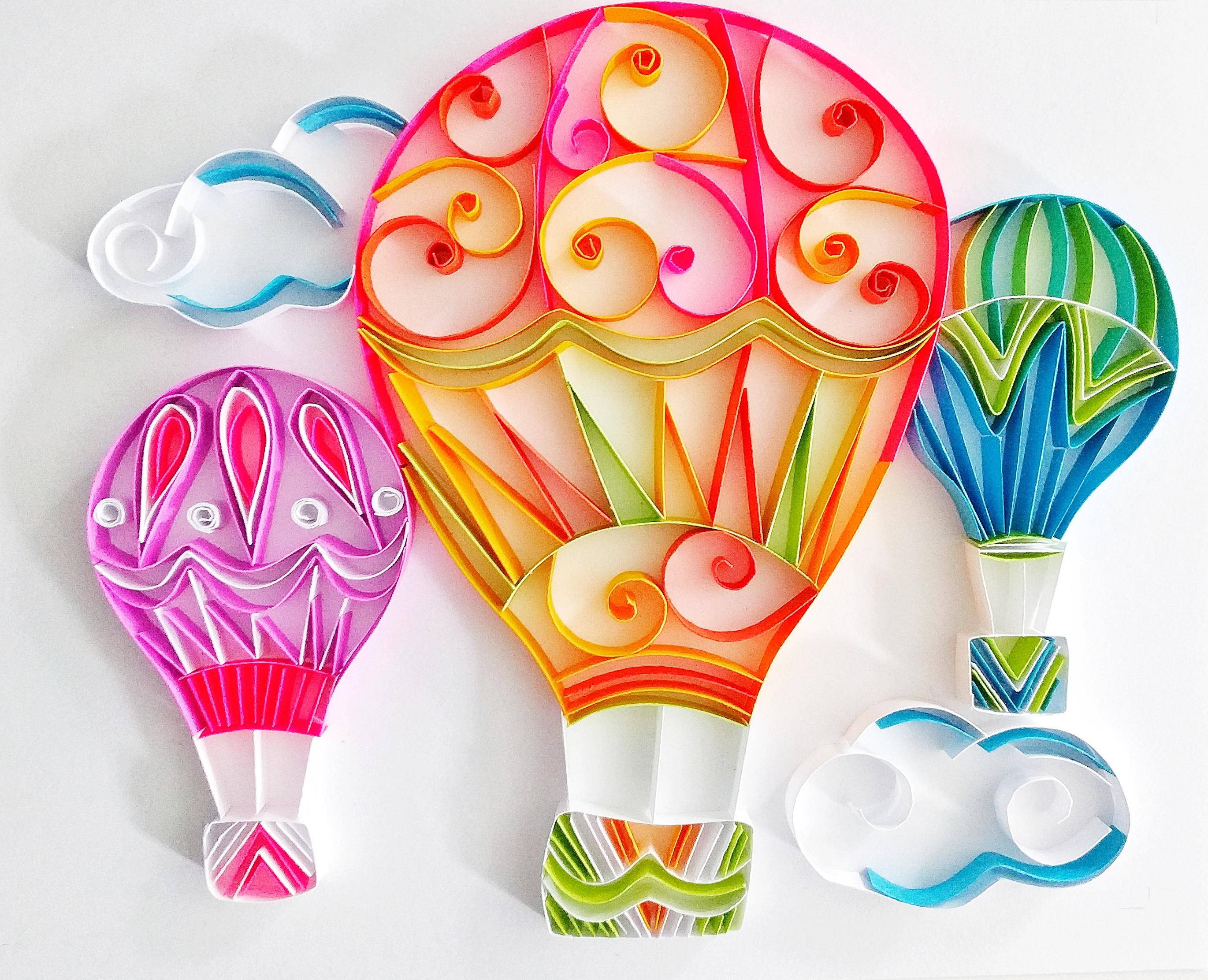 This is what I like to do on my day off ) Practicing paper quilling by