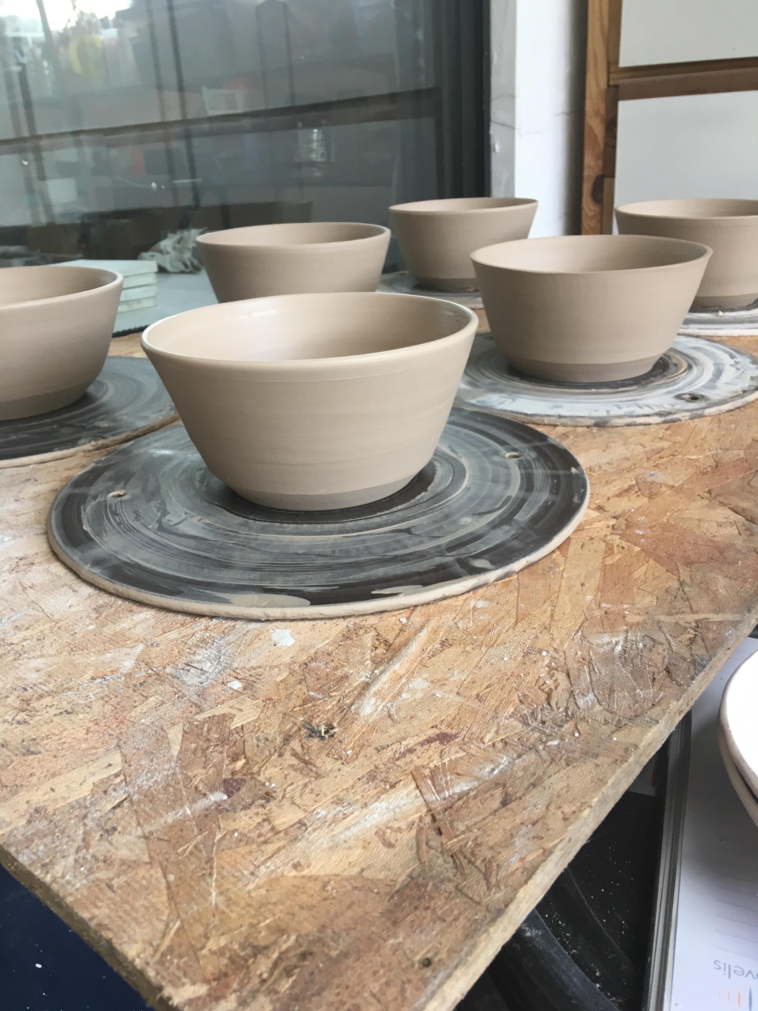Throwing big bowls for Pho r/Pottery