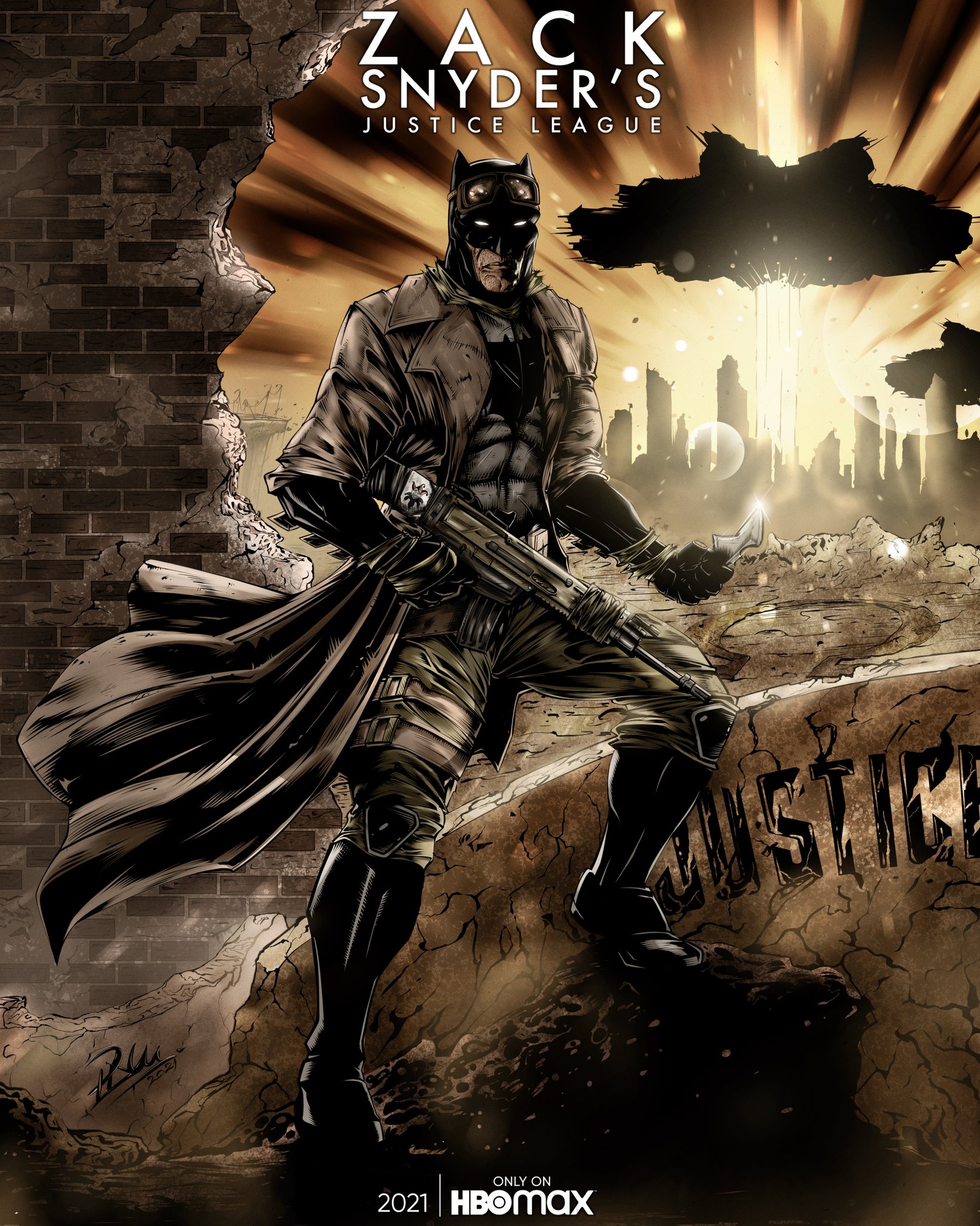 FANART Knightmare Batman in comic version by Peter Di Maria r/DC
