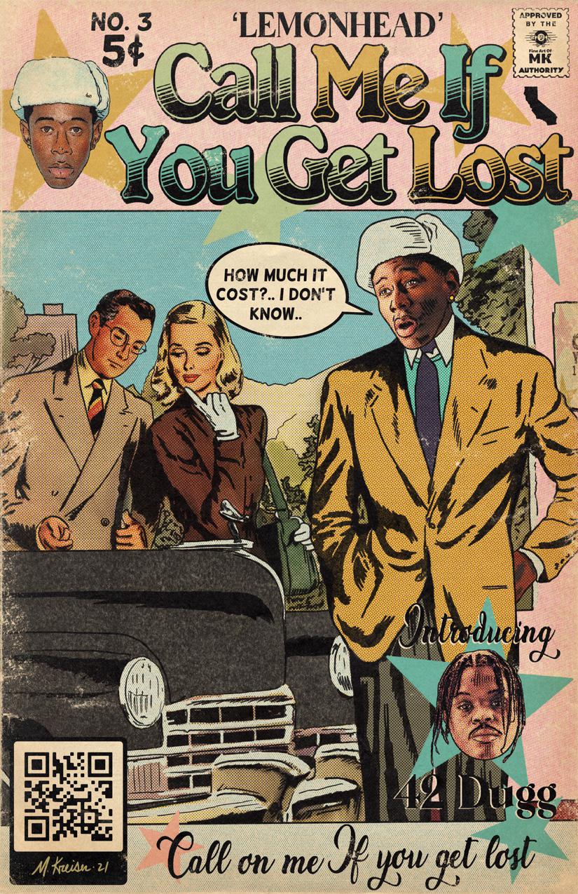 Call Me If You Get Lost 3 LEMONHEAD Comic Book Art, My Me