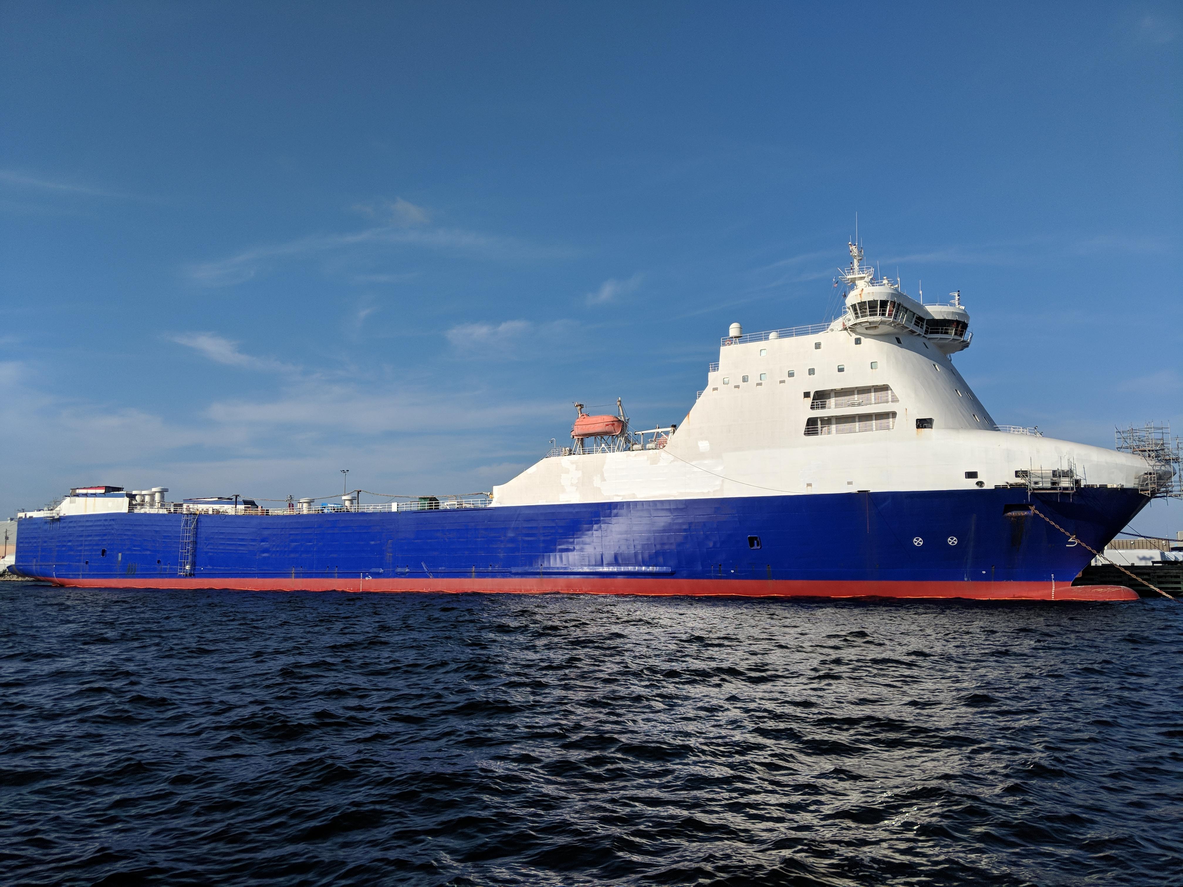 Progress in Pensacola on the future landing ship!!! If it's a boat for