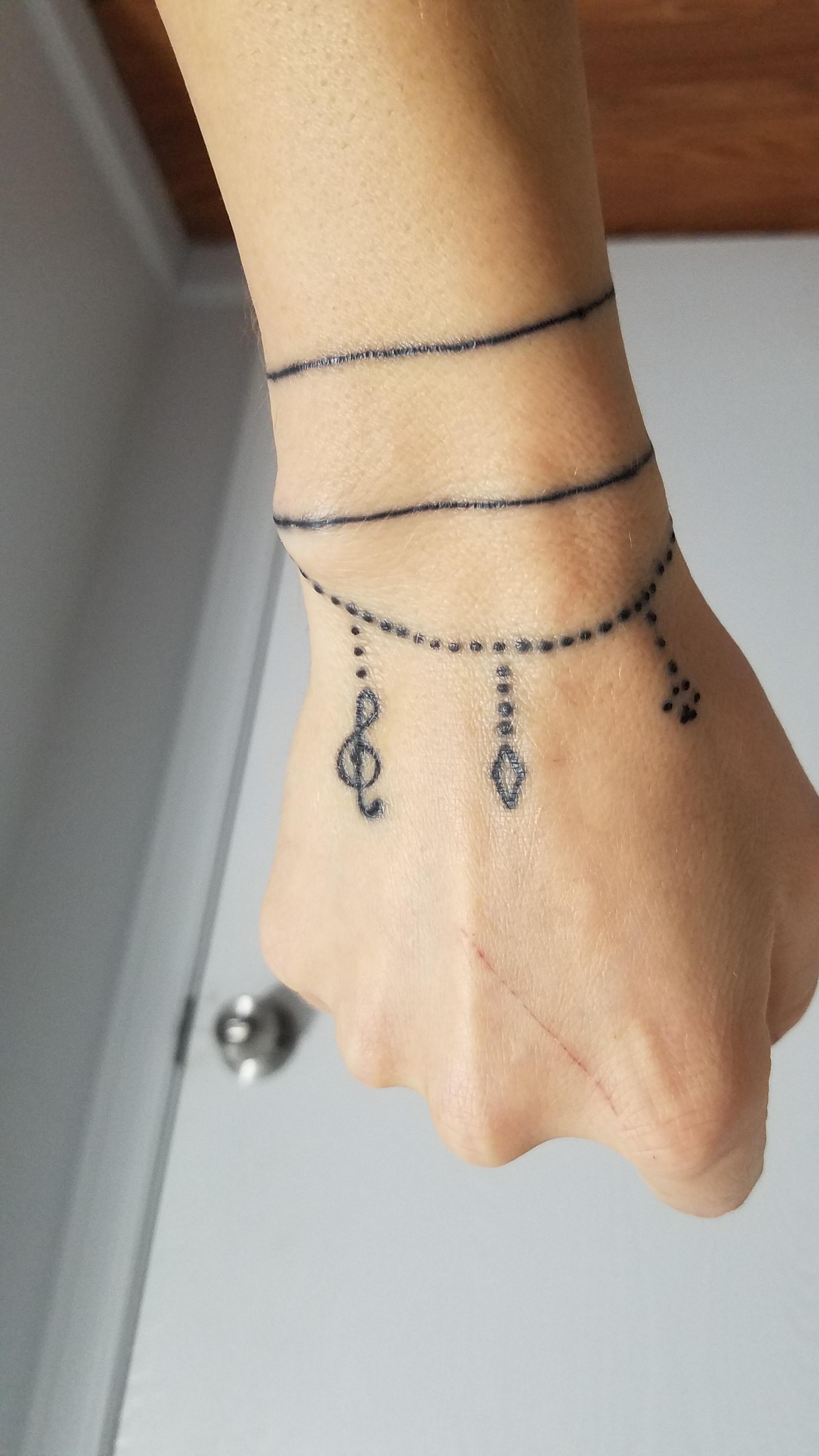Chain Bracelet Tattoo
