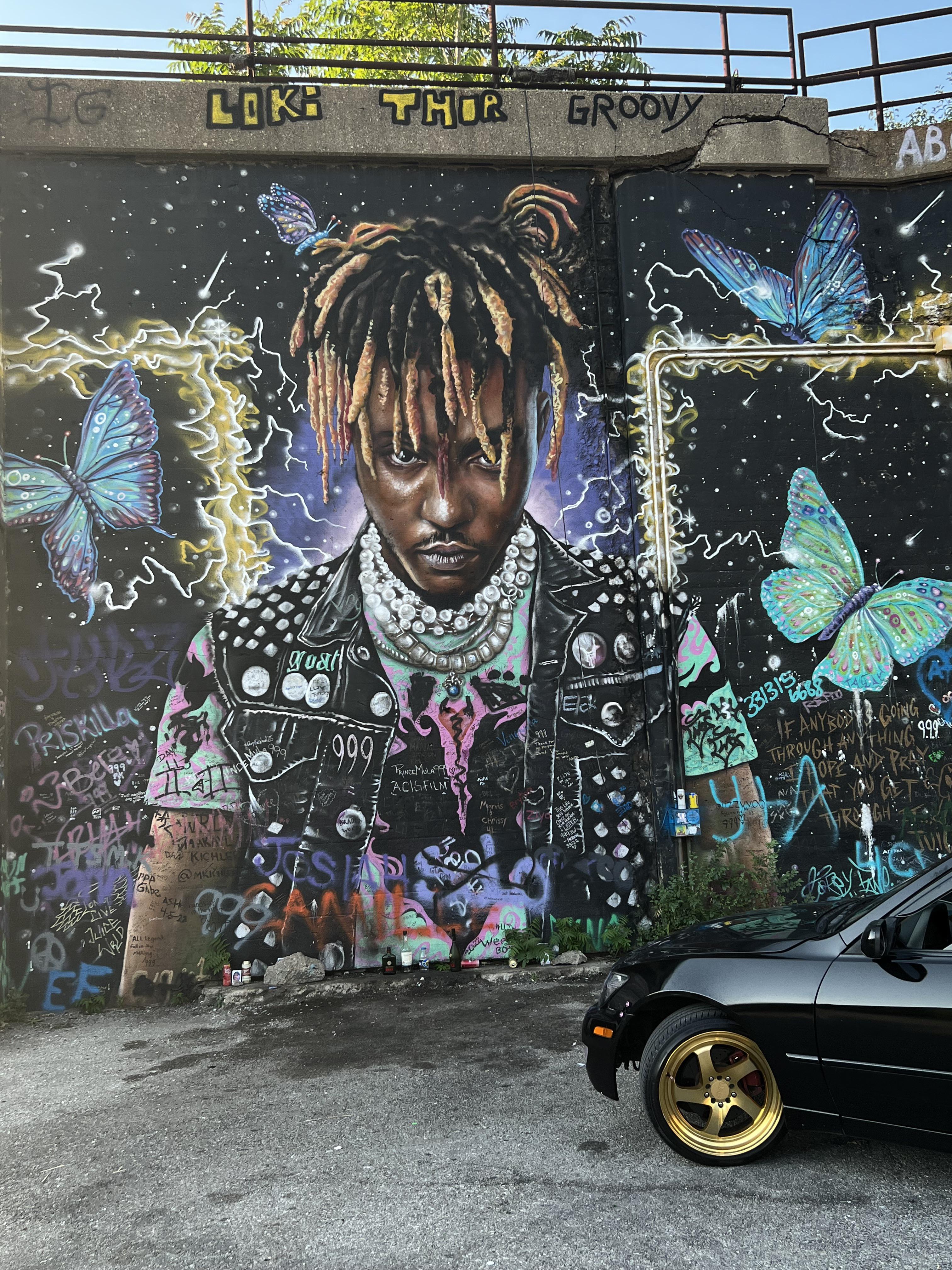 Juice Wrld🕊 Mural in Chicago r/JuiceWRLD