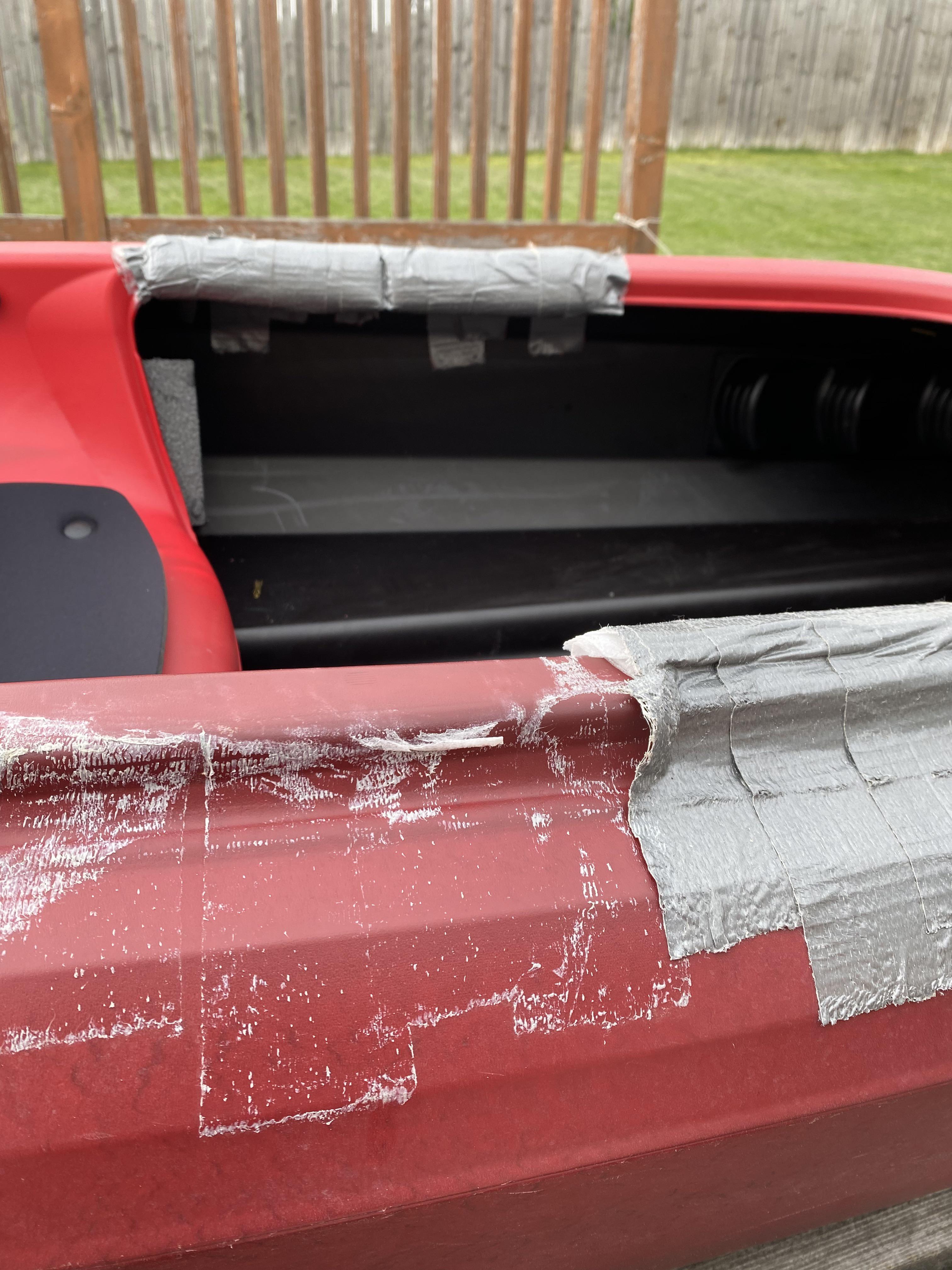 Best duct tape residue removal on fiberglass? Previous owner had