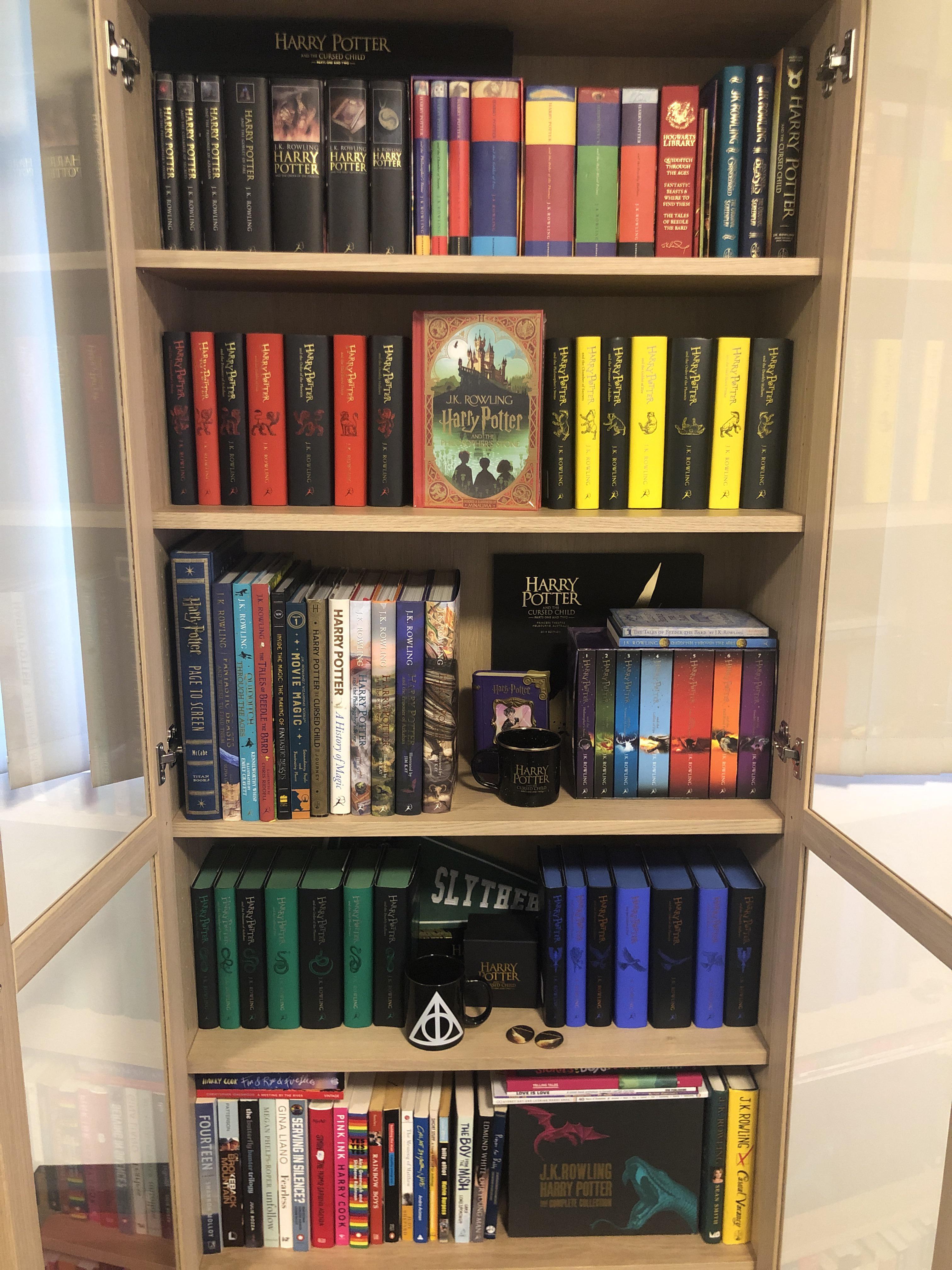 My Harry Potter bookcase is coming along ⚡️📚 r/harrypotter