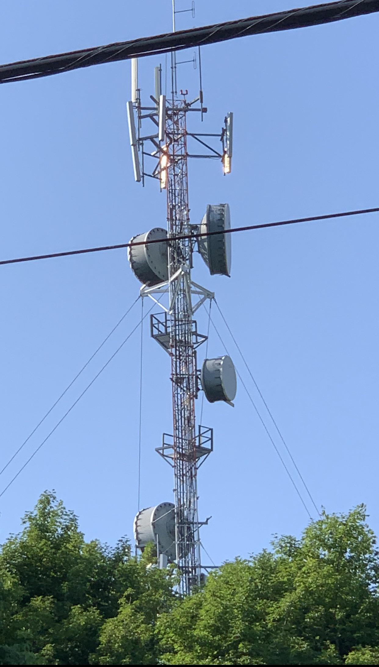 Microwave Communications Tower