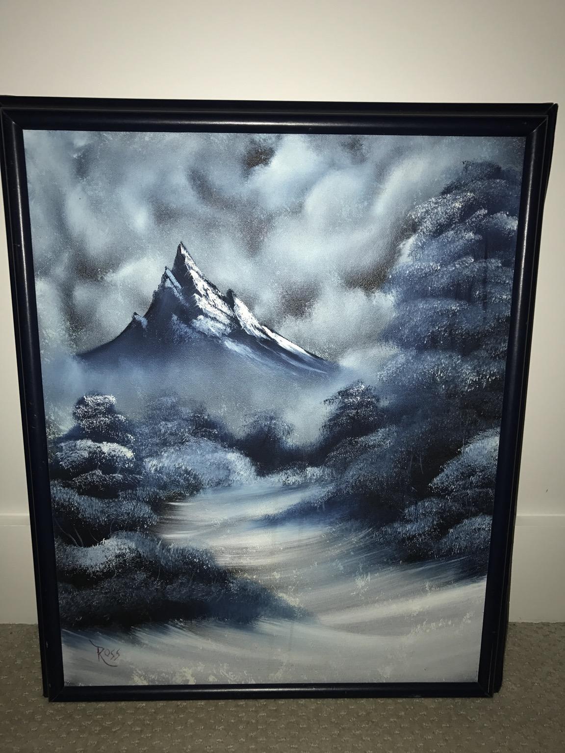 Original Bob Ross Oil Painting, 16x20", circa 1975 r/Art