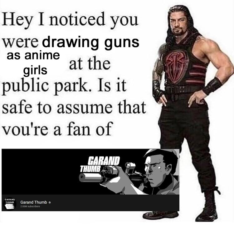 Insert Avdol "Yes, I am." r/GunMemes