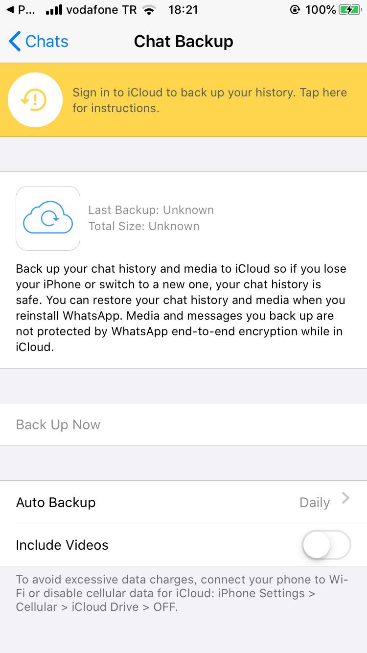 Can’t backup after switching to new iCloud account. Any