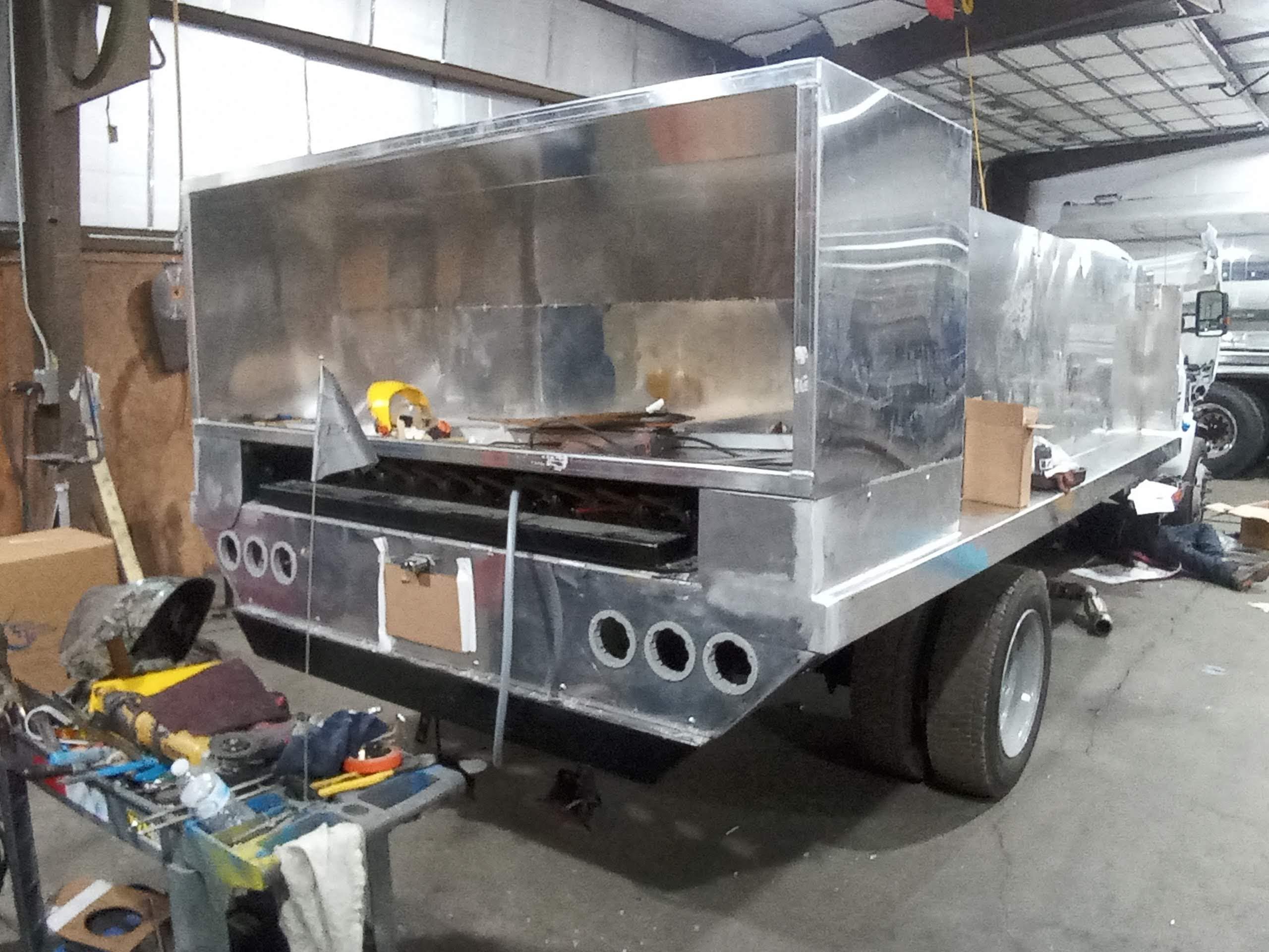 This is one of the ten tank fuel haulers I make, 100 of it from truck