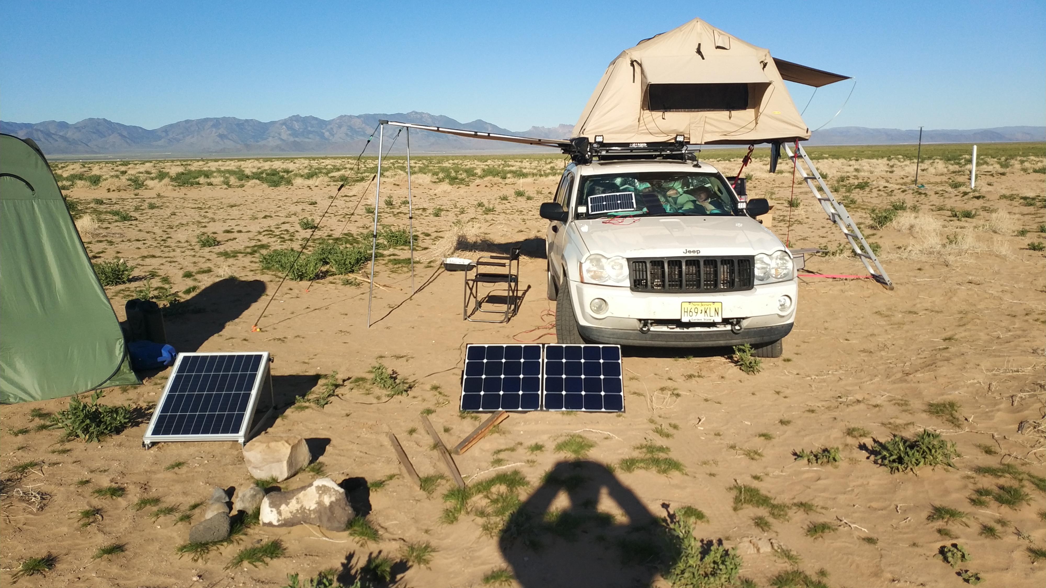 Camping in Arizona desert near Kingman. r/overlanding