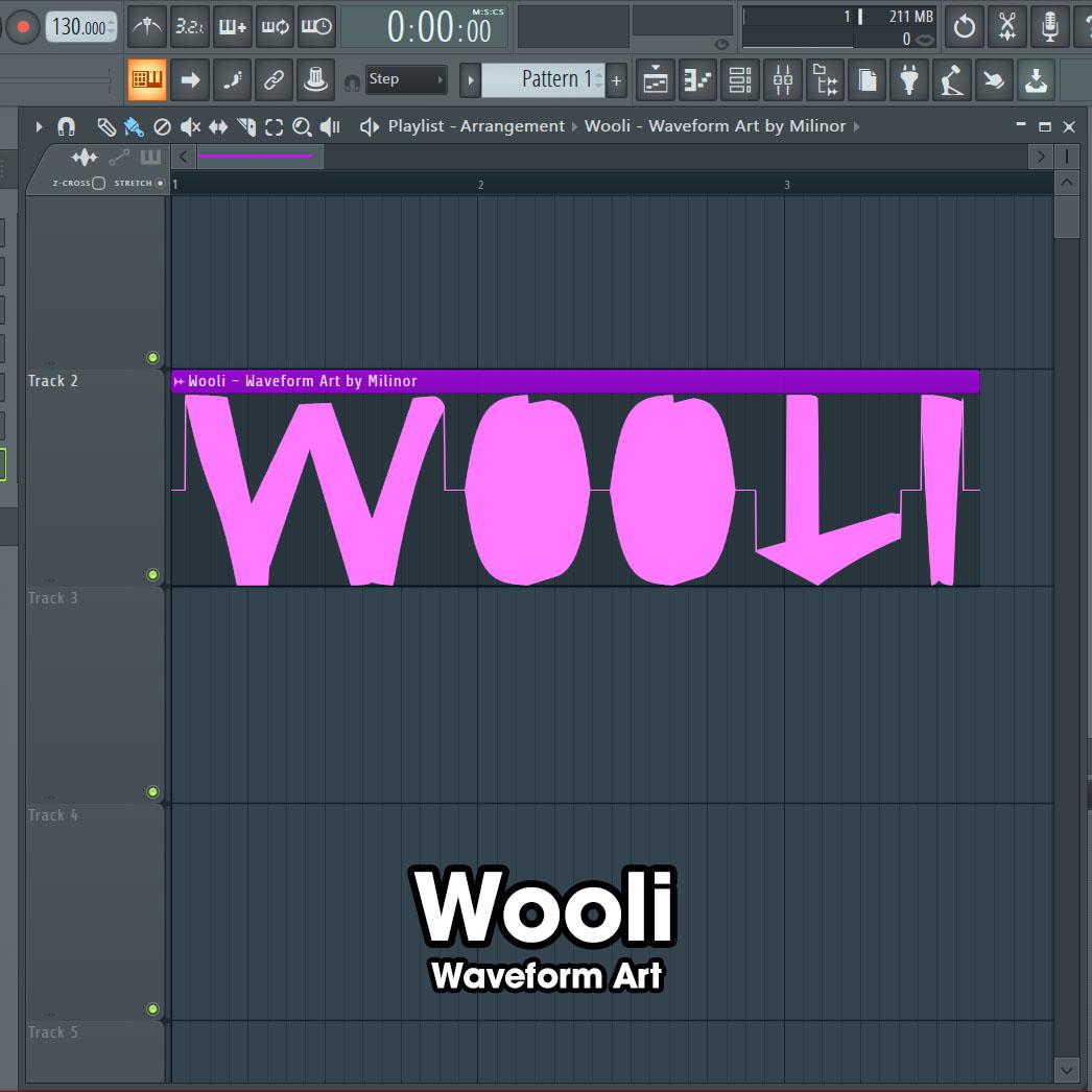 Wooli Waveform Art by Milinor r/WaveformArt