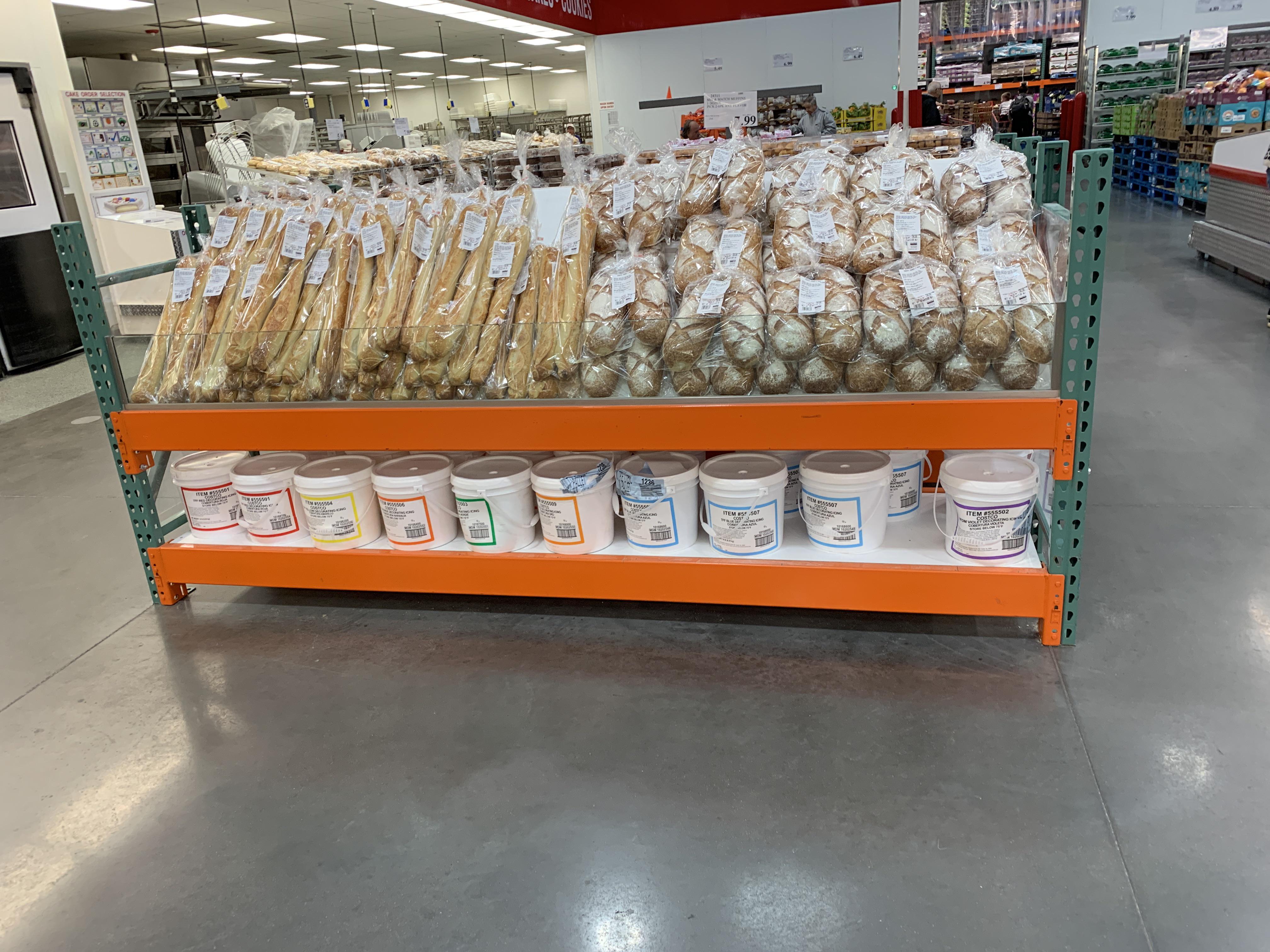 I’ve never seen all the frosting containers for the cake decorating