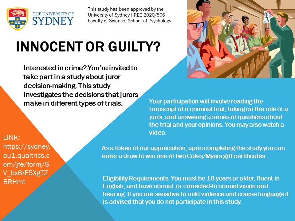 Innocent or Guilty? Understanding Juror DecisionMaking