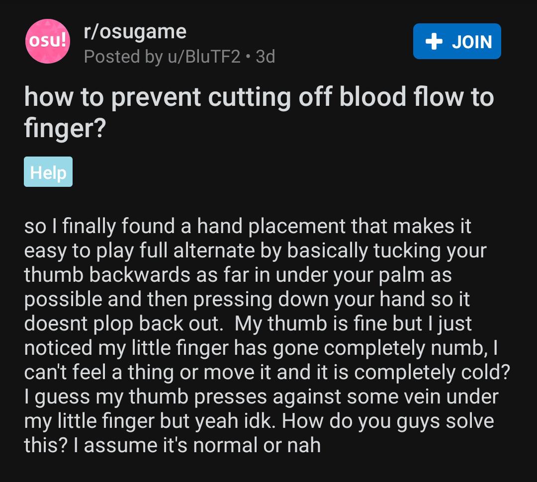 6 digit cutting off blood circulation r/foundthe6digit