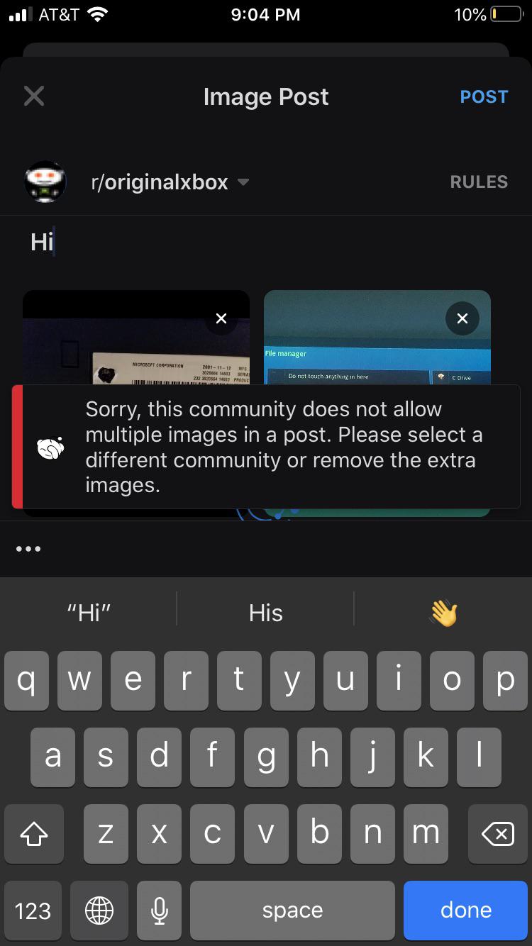 How can other people put more than one pic but I can’t lol r/originalxbox