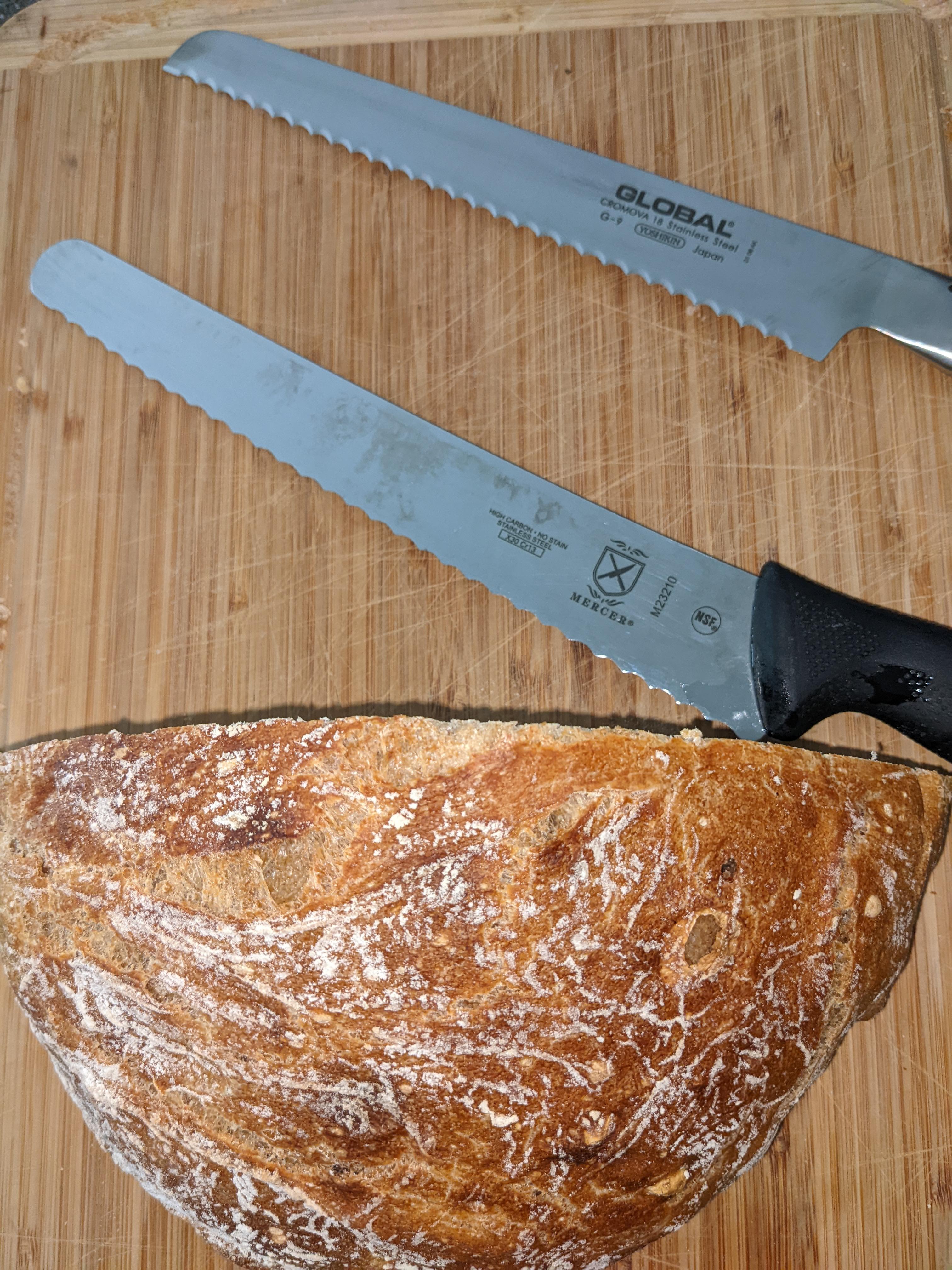 Bread knives. I thought the Mercer was the best until I got the global
