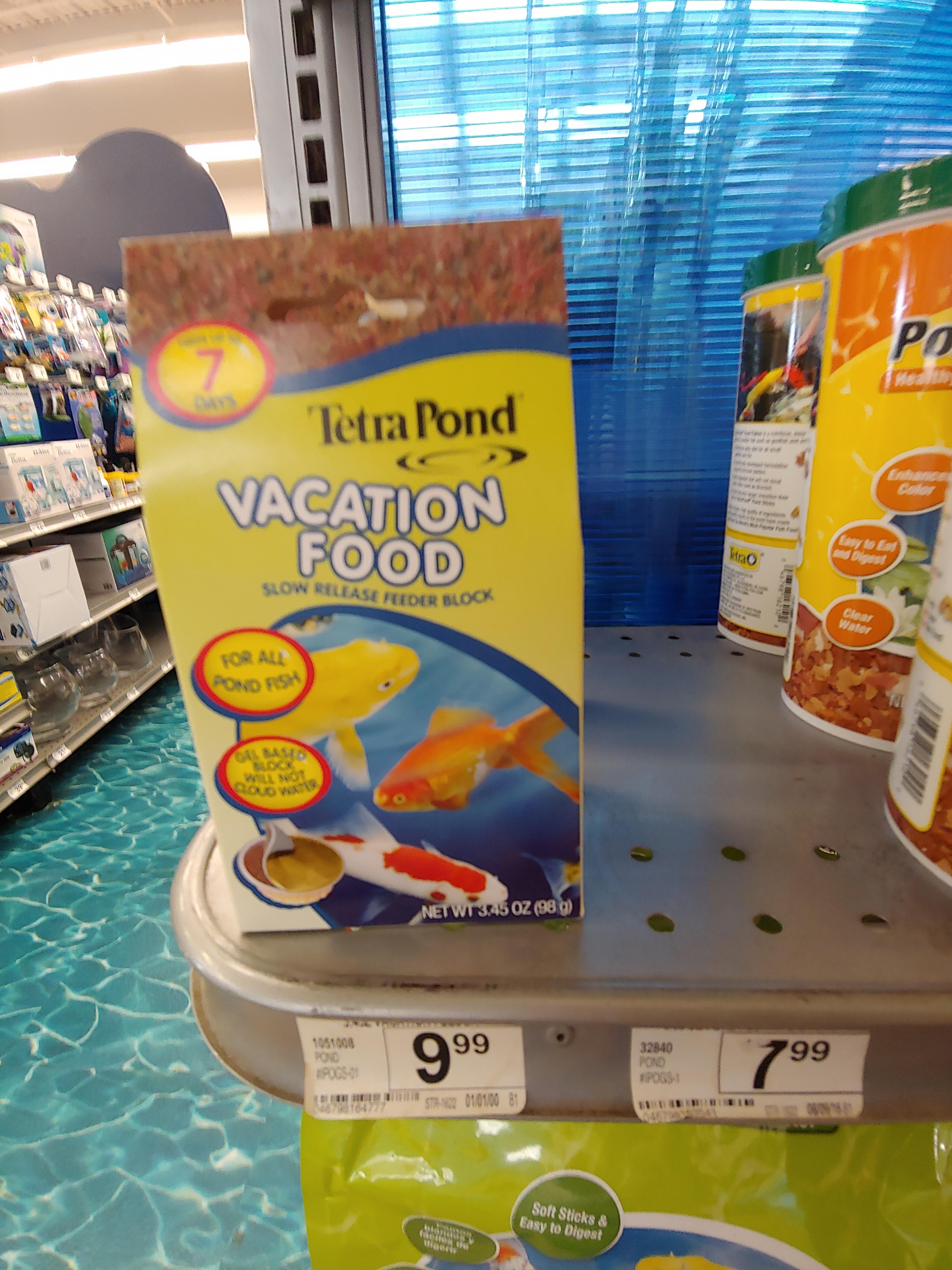 I've seen several post in the past asking about feeding fish while away