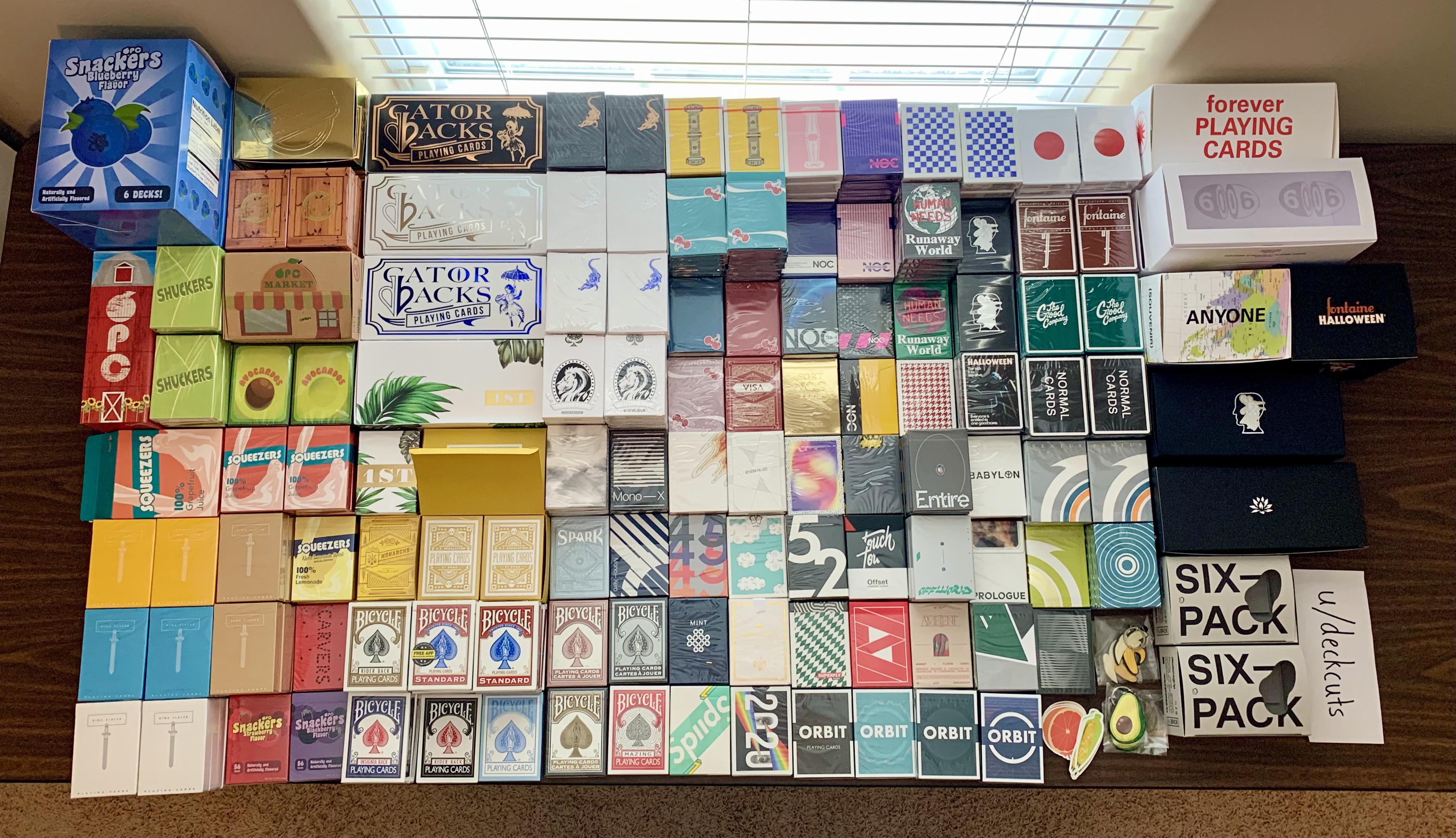 [US] Sealed & Opened Playing Card Decks/Brick Boxes by Fontaine