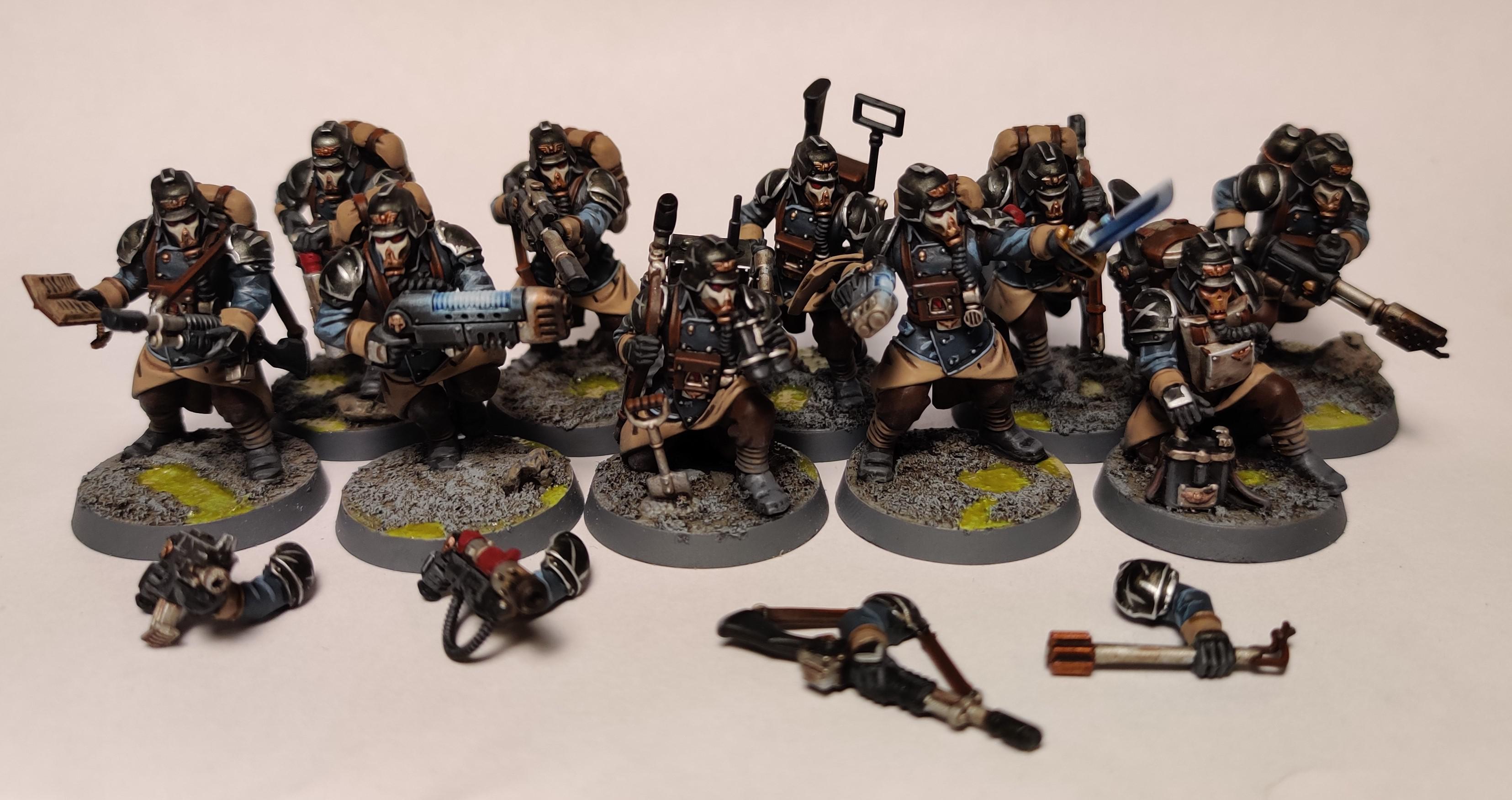 Finished my Veteran Guardsman team today! r/killteam