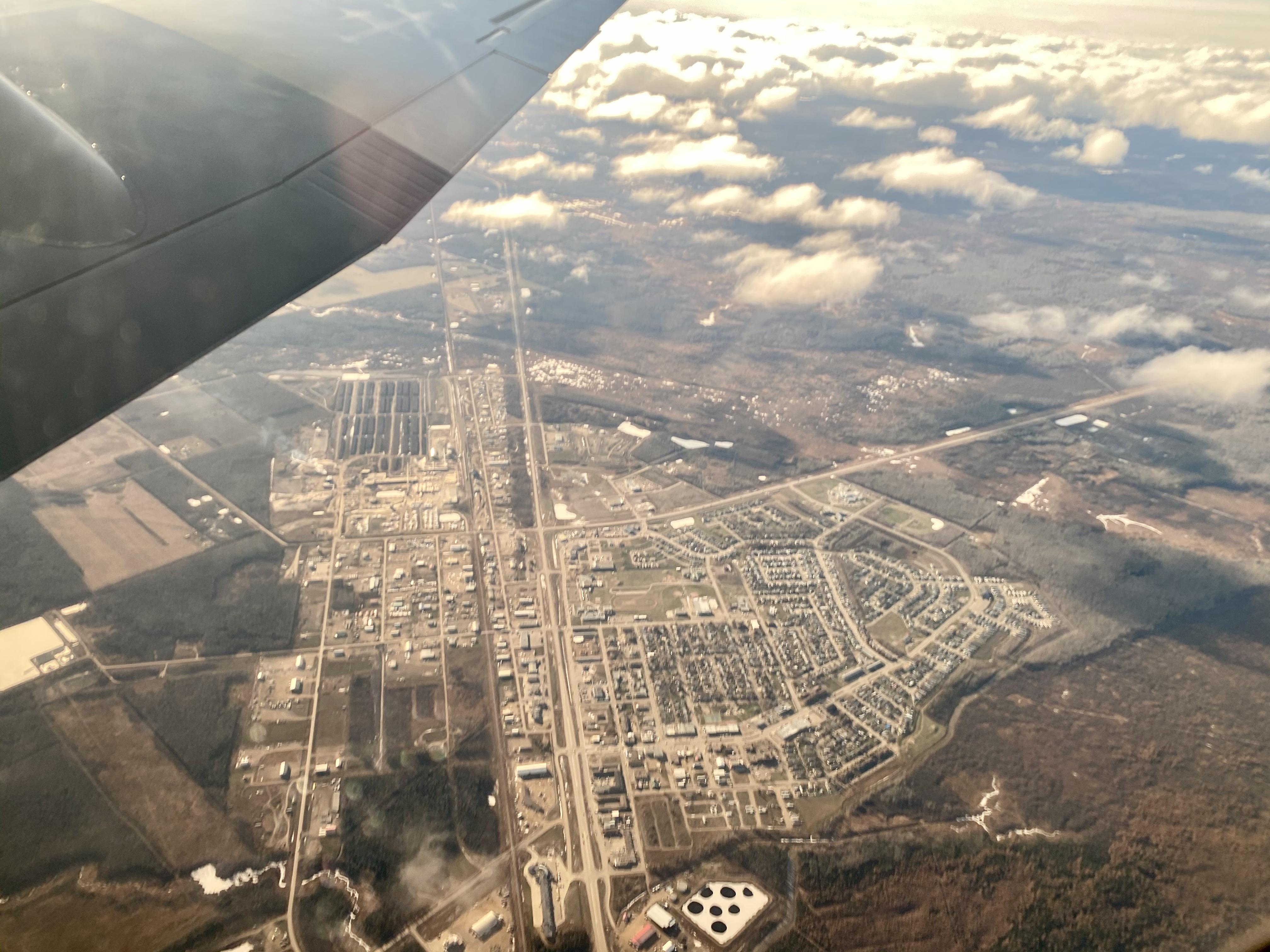 High Level today, from a high level. r/alberta