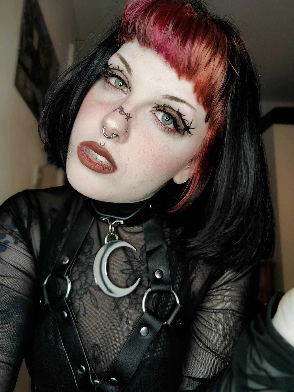 Bleached my fringe and some little bits on the side. Used Bleach London