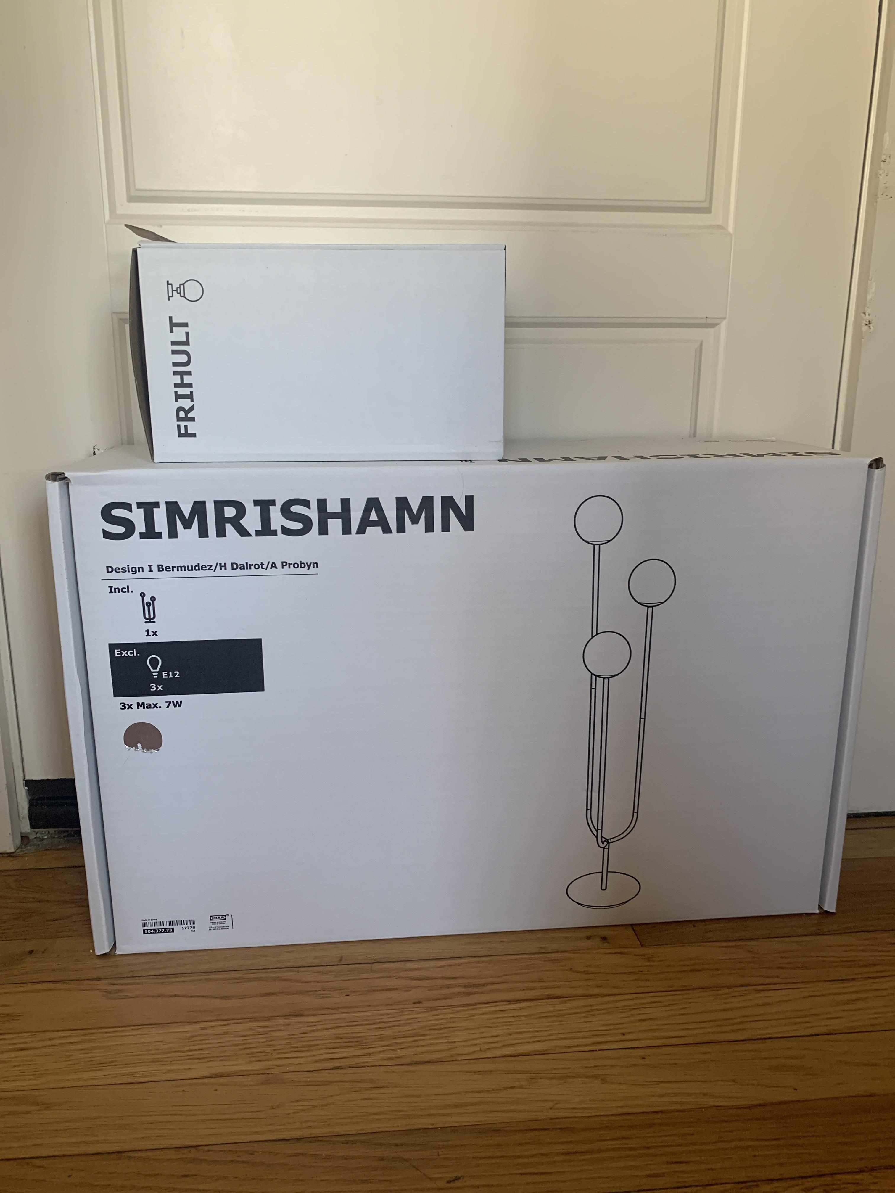 scored a SIMRISHAMN floor lamp in US! : r/IKEA