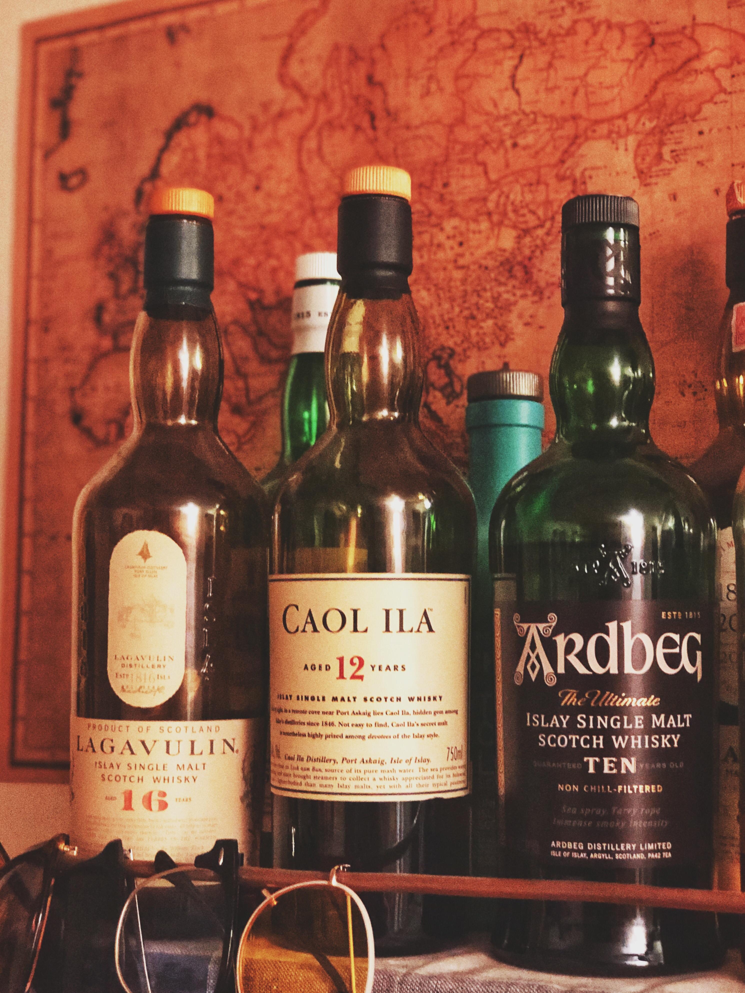 The Islay side of my little whisky shelf r/whiskey