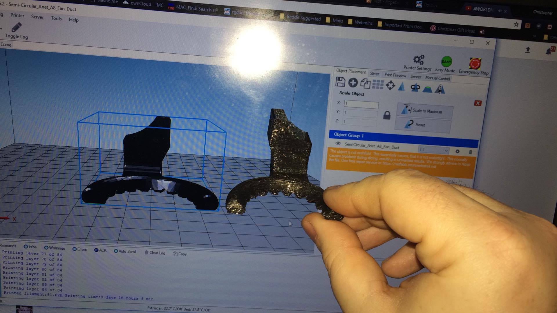 ...so my printer is printing backwards? And other questions inside. r