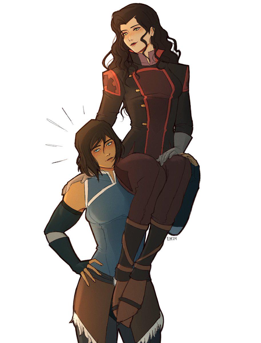 [@visualeffex] Korra and Asami : TheLastAirbender