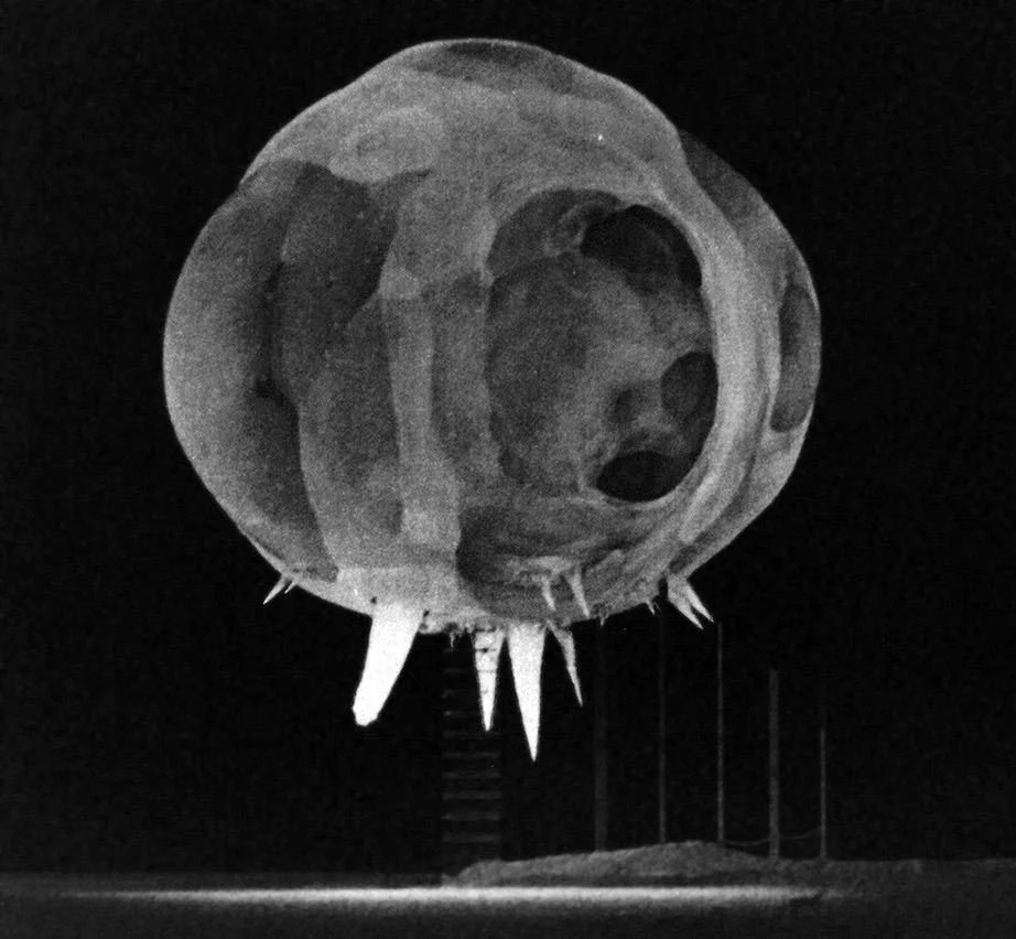 A nuclear explosion photographed less than one millisecond after