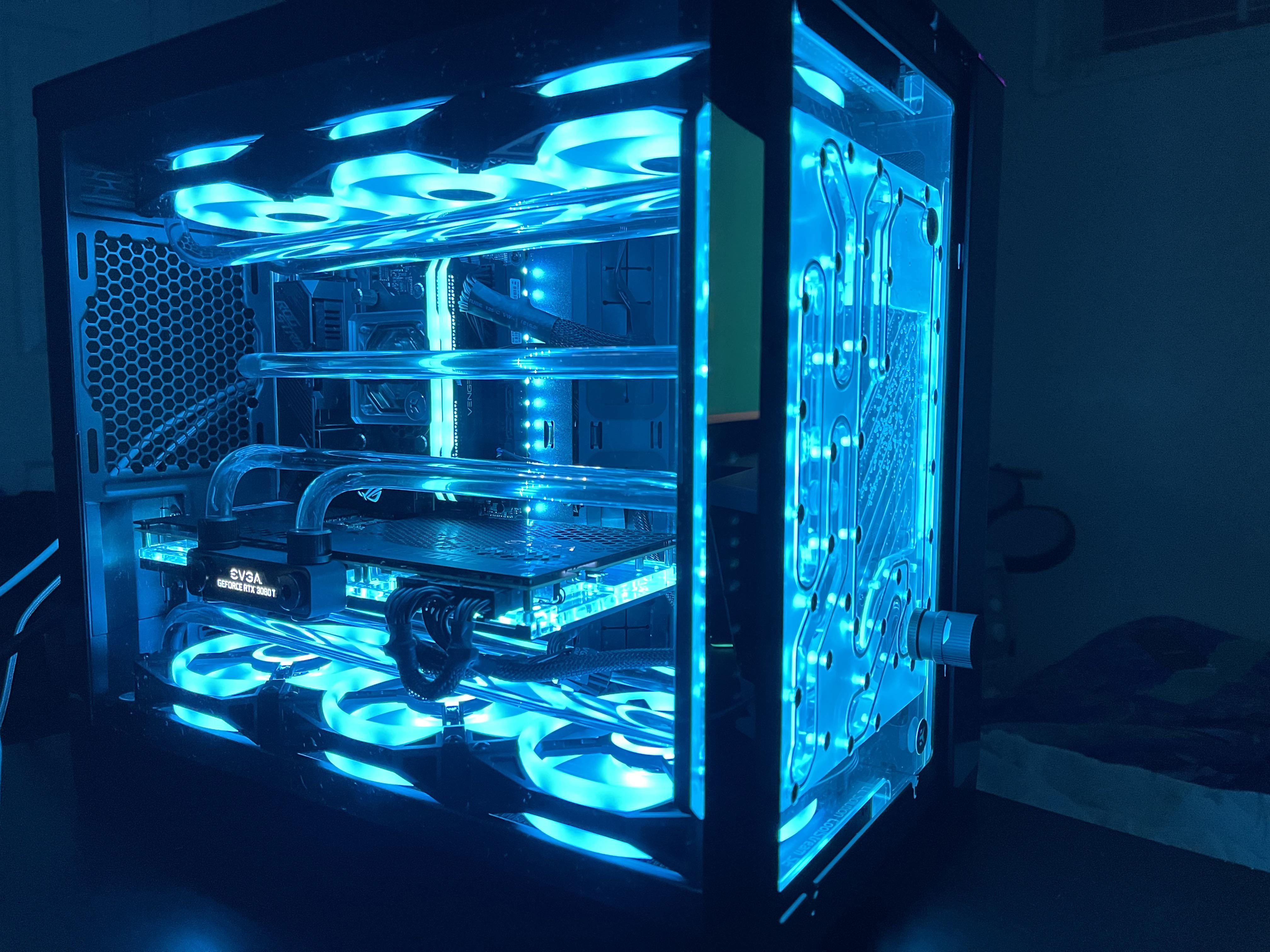 First water cooling build! O11d mini with ekwb distroplate, ryzen 9