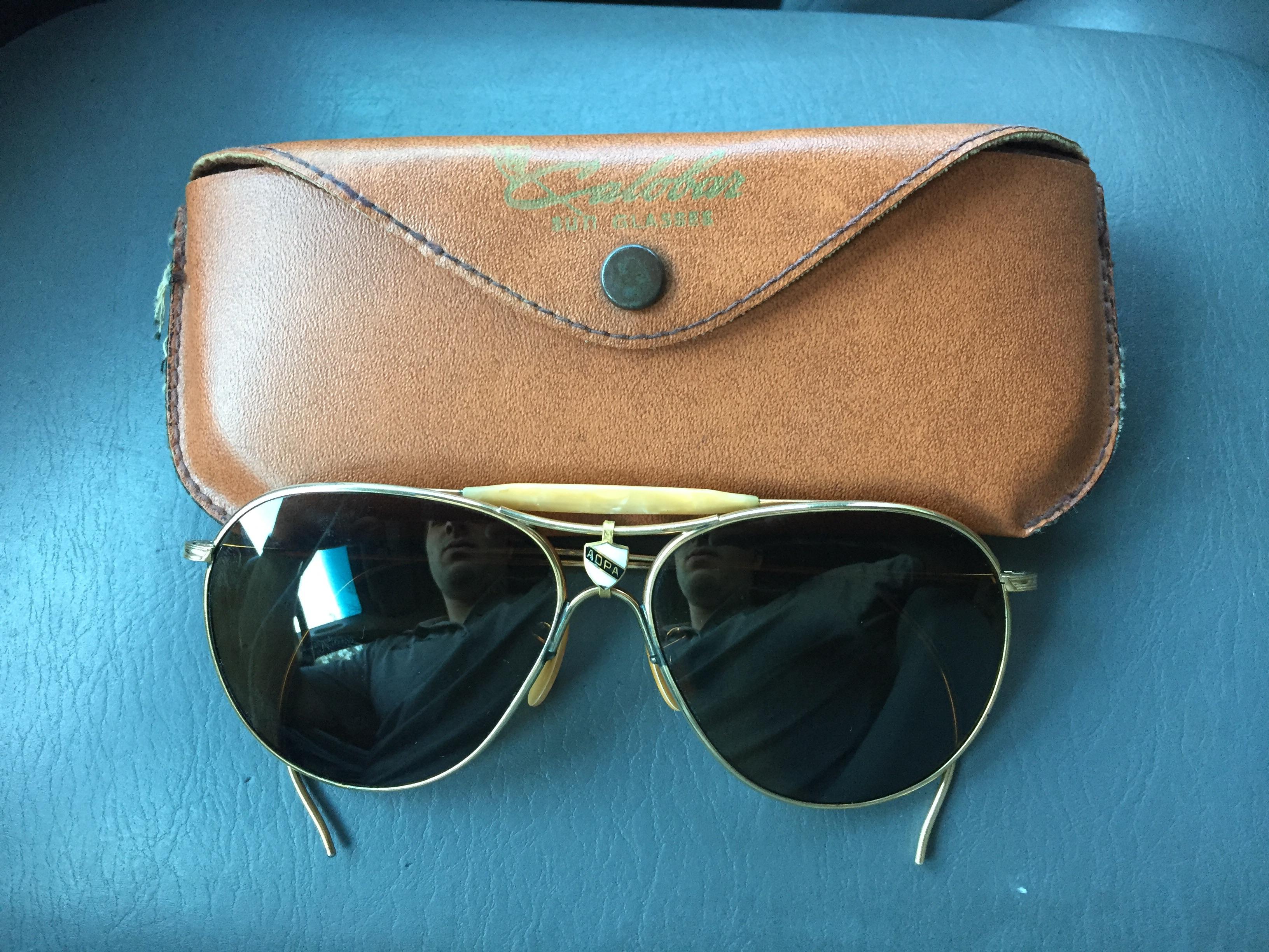Looking for info on these vintage aviator sunglasses. Does anyone know