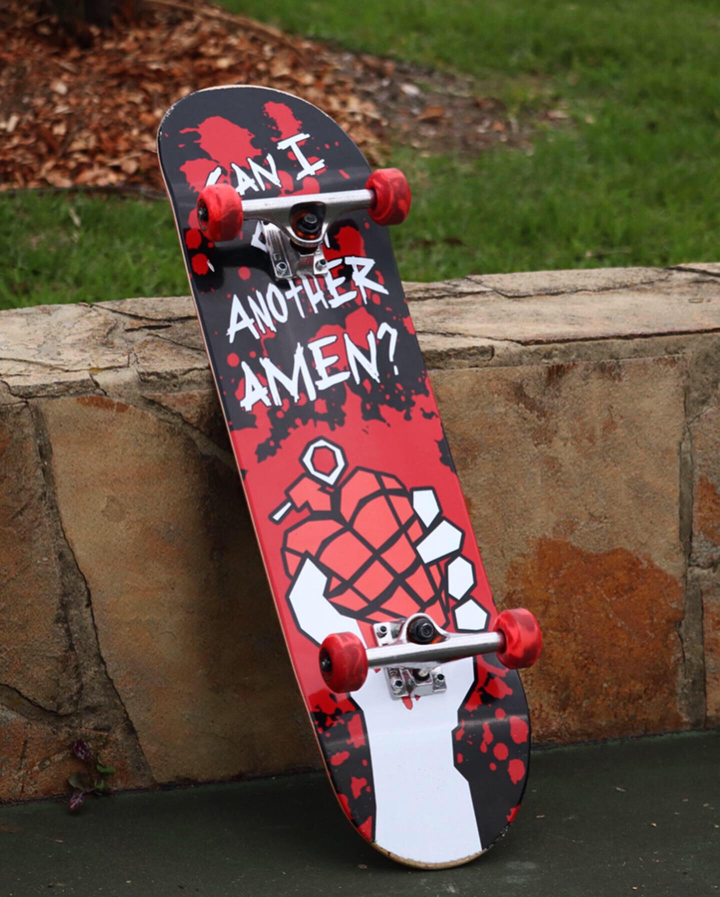 I designed an American Idiot skateboard and got it custommade for my