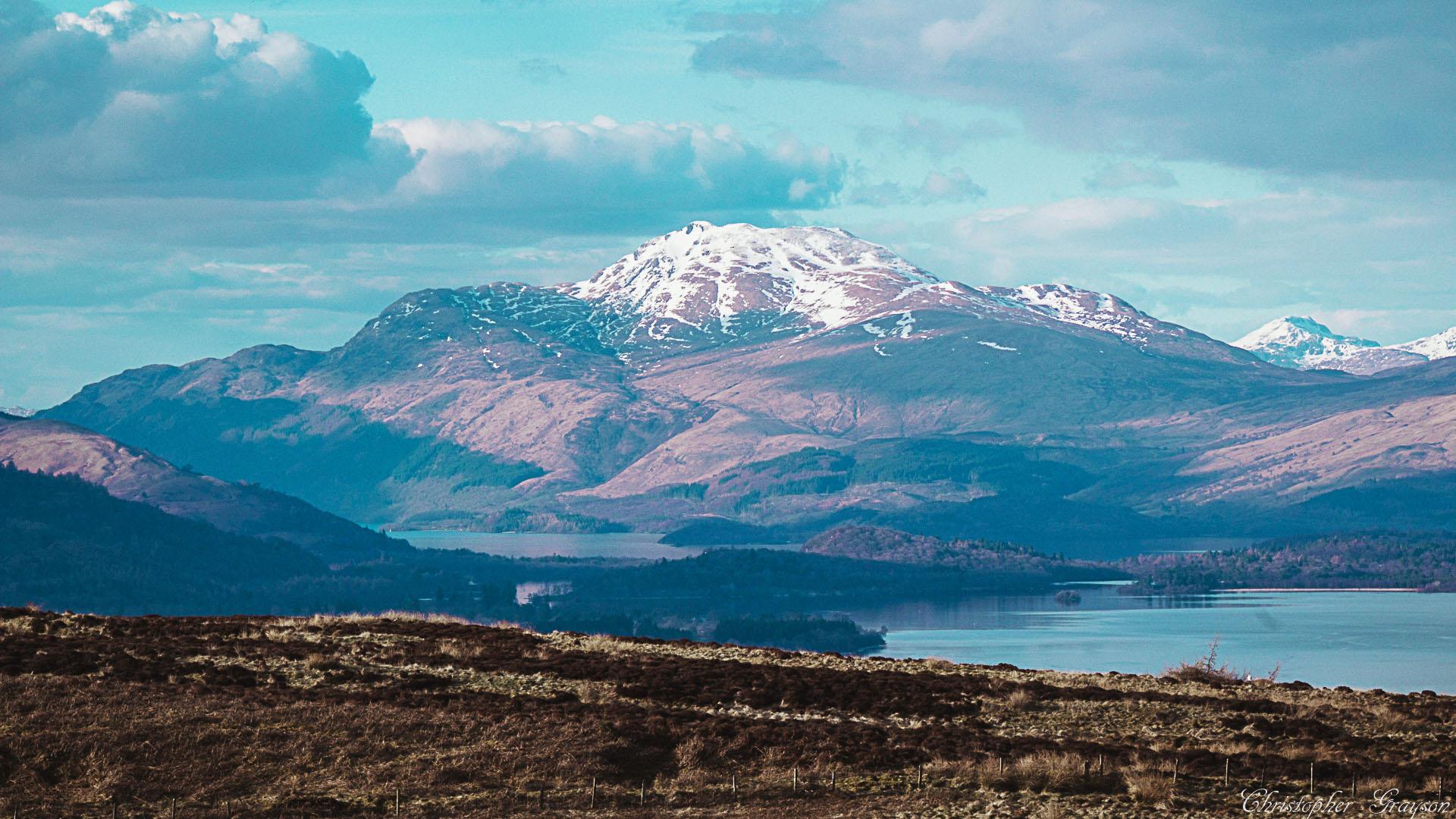Ben Lomond earlier this spring. [OC] r/ScotlandPorn