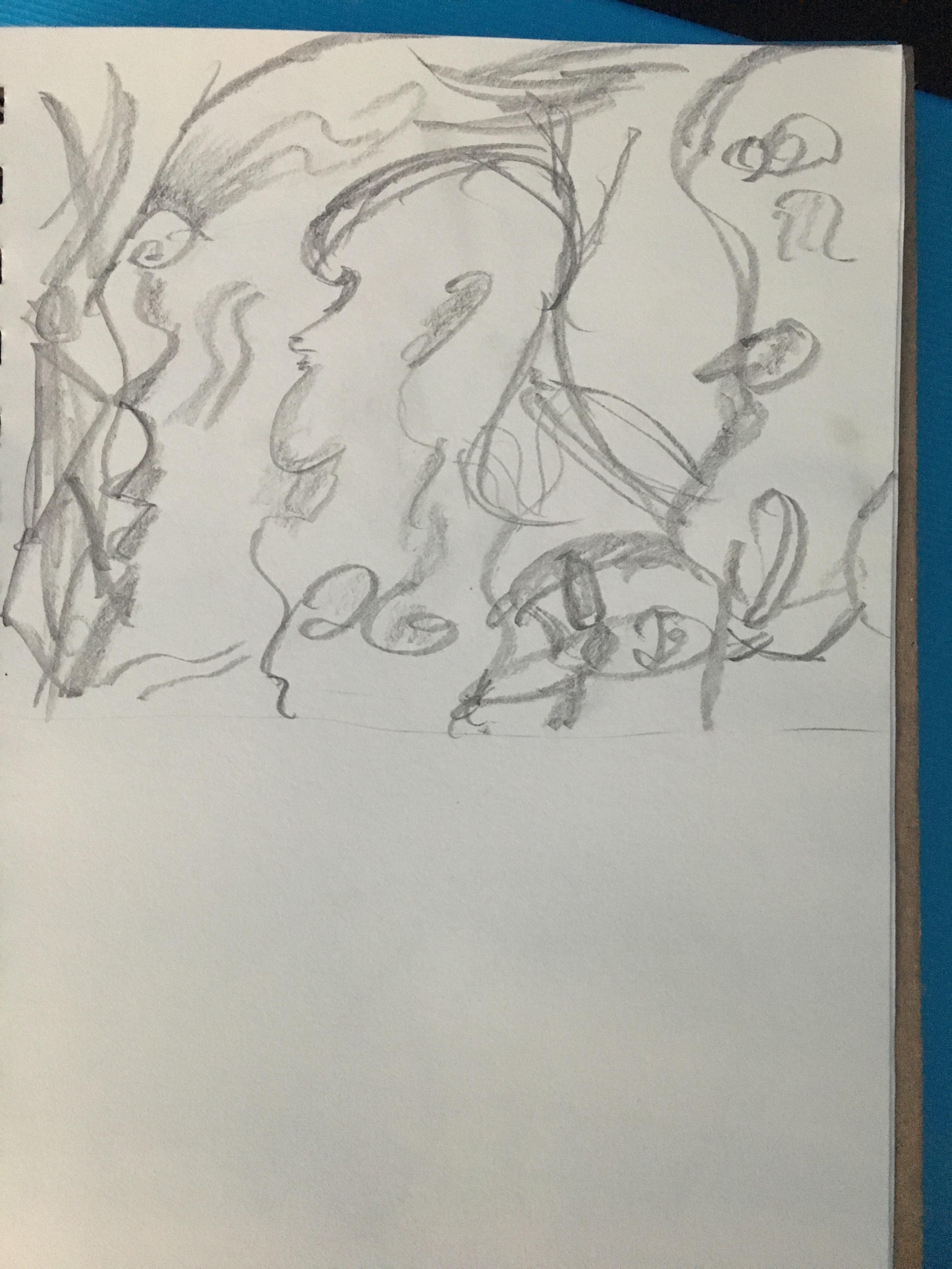 My first automatic drawing 😬 r/doodles