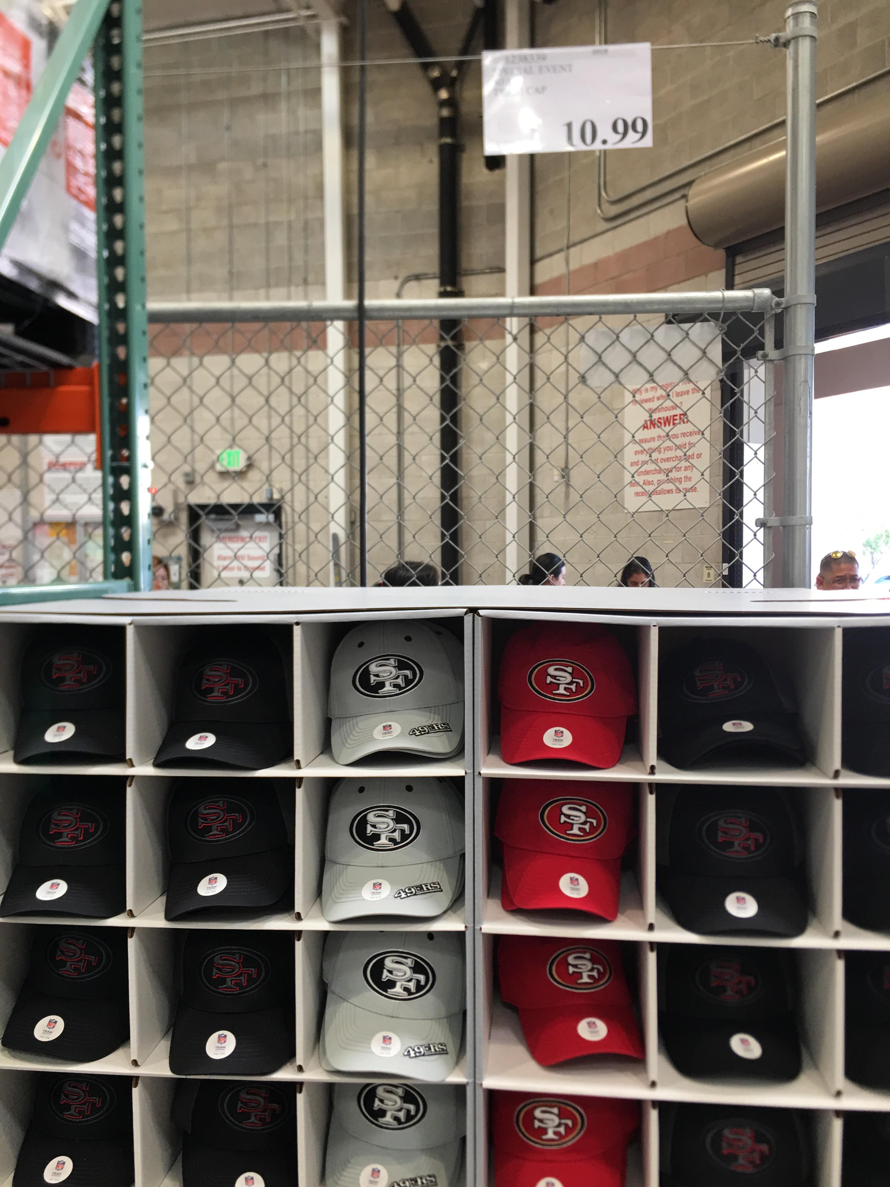 Spotted today at Costco in San Jose, these nice adjustable back 49ers