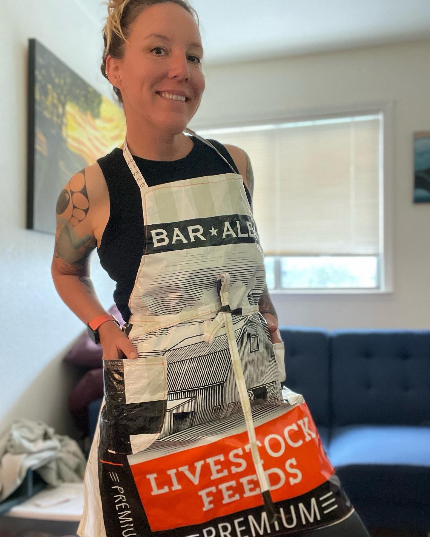 Needed a waterproof apron for the farm and realized these waterproof