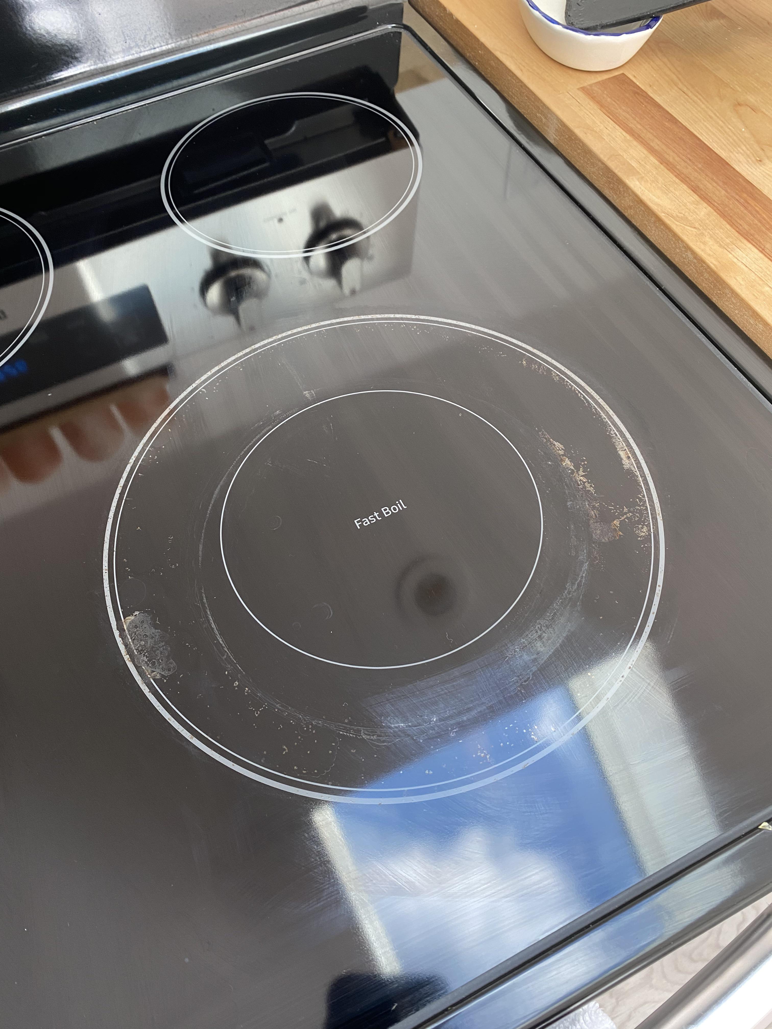 How can I clean my electric stove top? I just switched from gas, so
