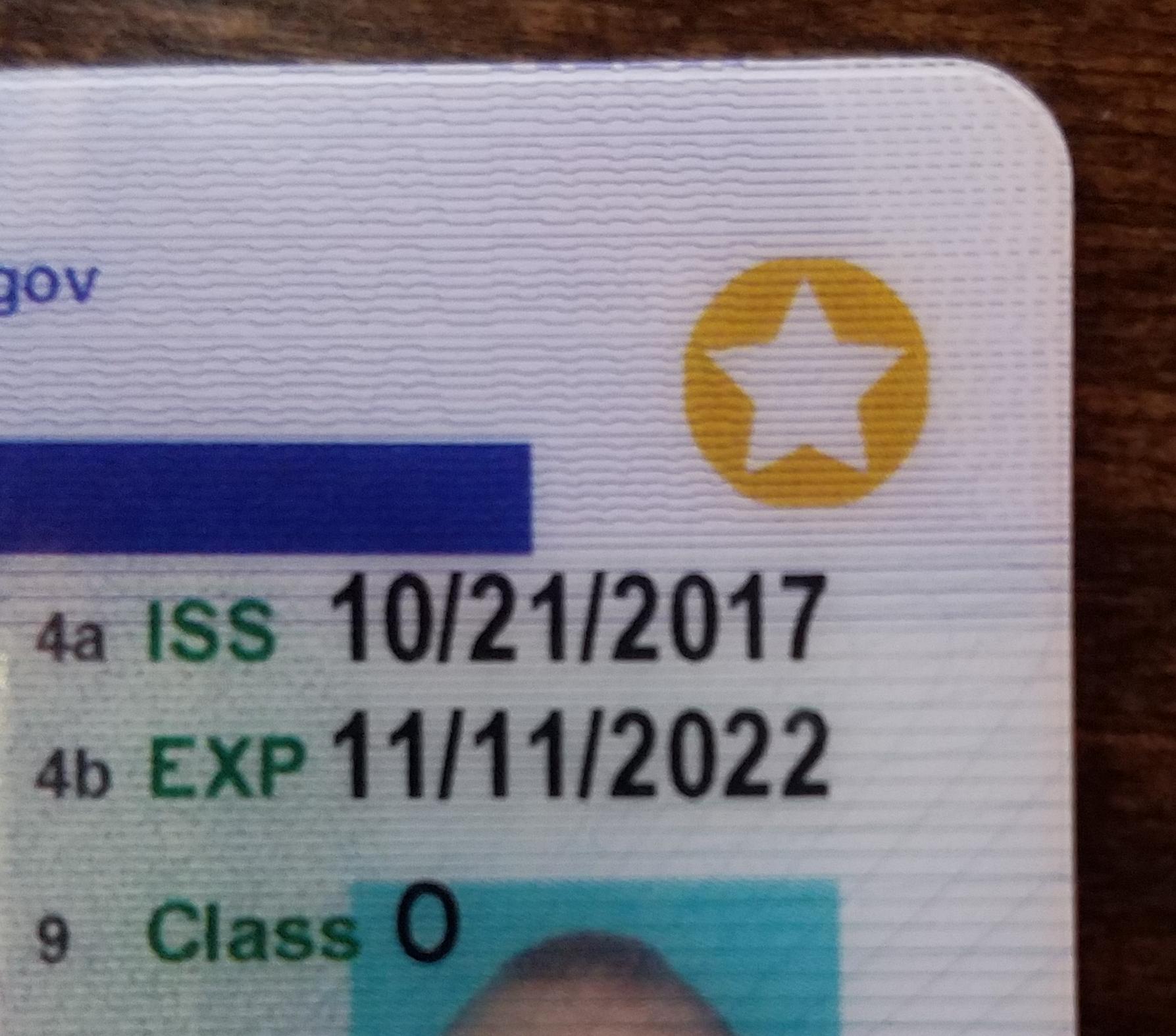 My drivers license has a Reddit Gold on it r/mildlyinteresting