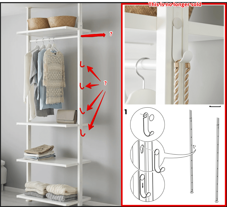 Any ideas on how to add hooks and bar to the ELVARLI? r/ikeahacks