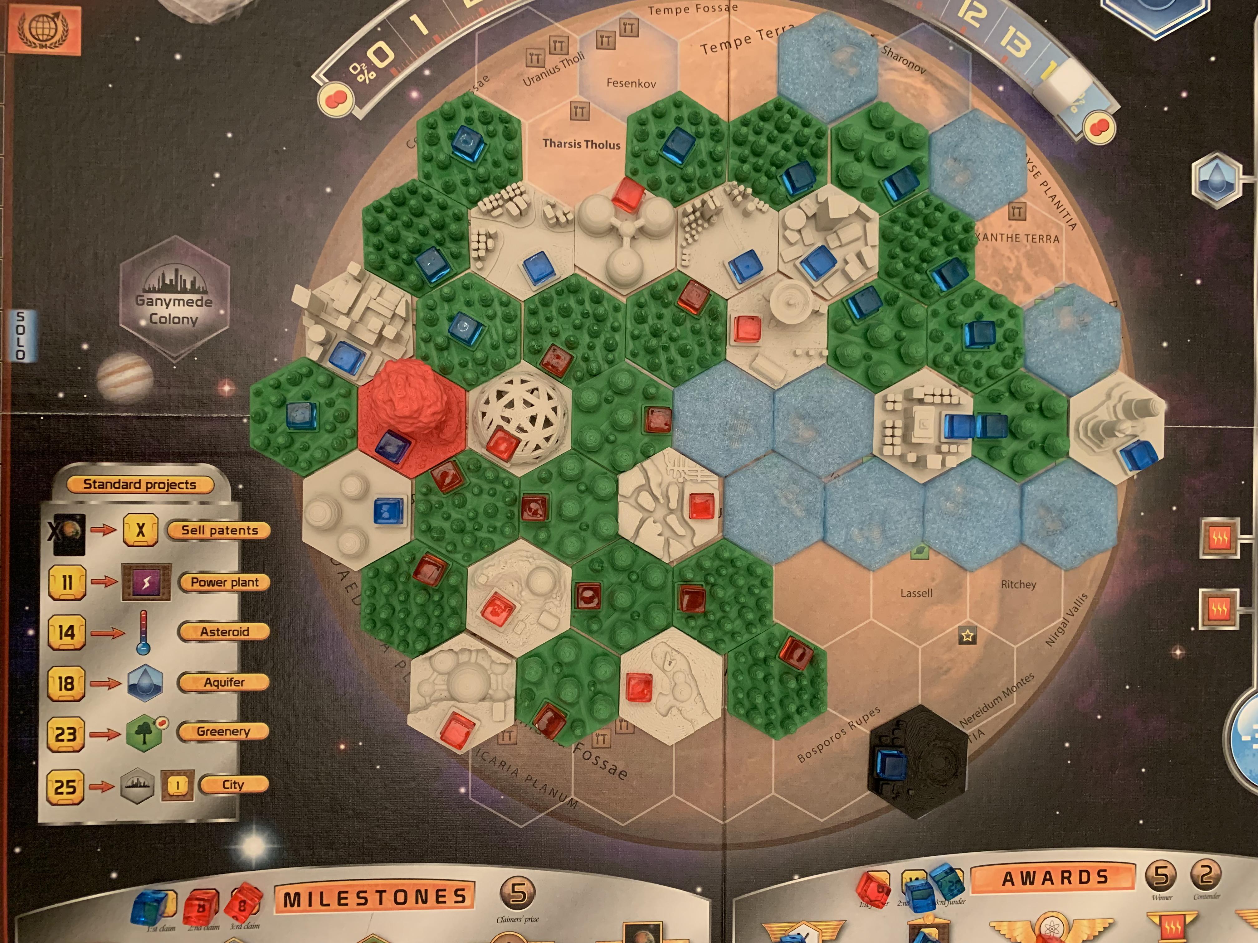 Intense 2 players game ! TerraformingMarsGame