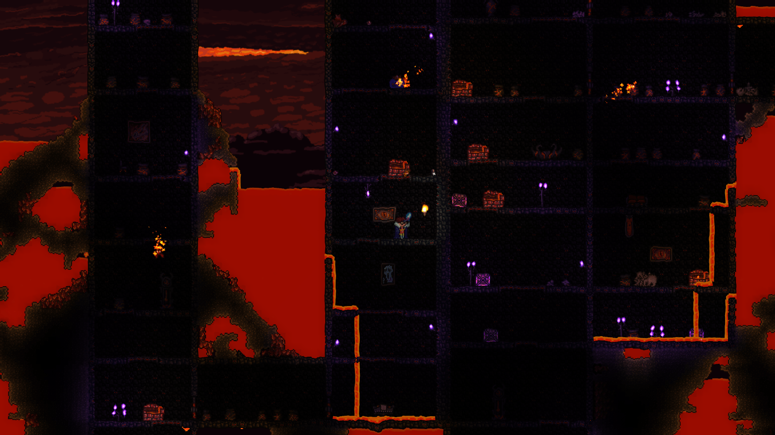 Found 4 locked shadow chests in one building! r/Terraria