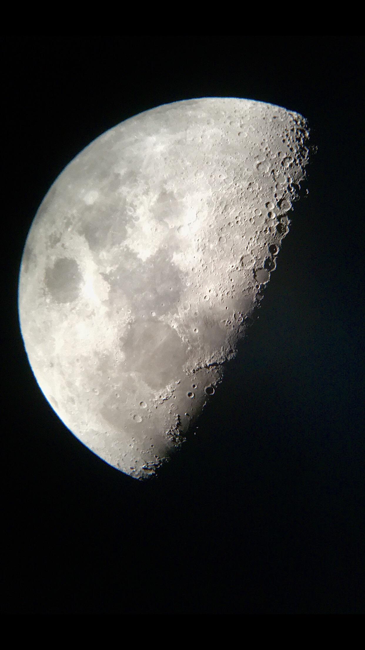 Moon with AWB OneSky and iPhone 6 r/telescopes