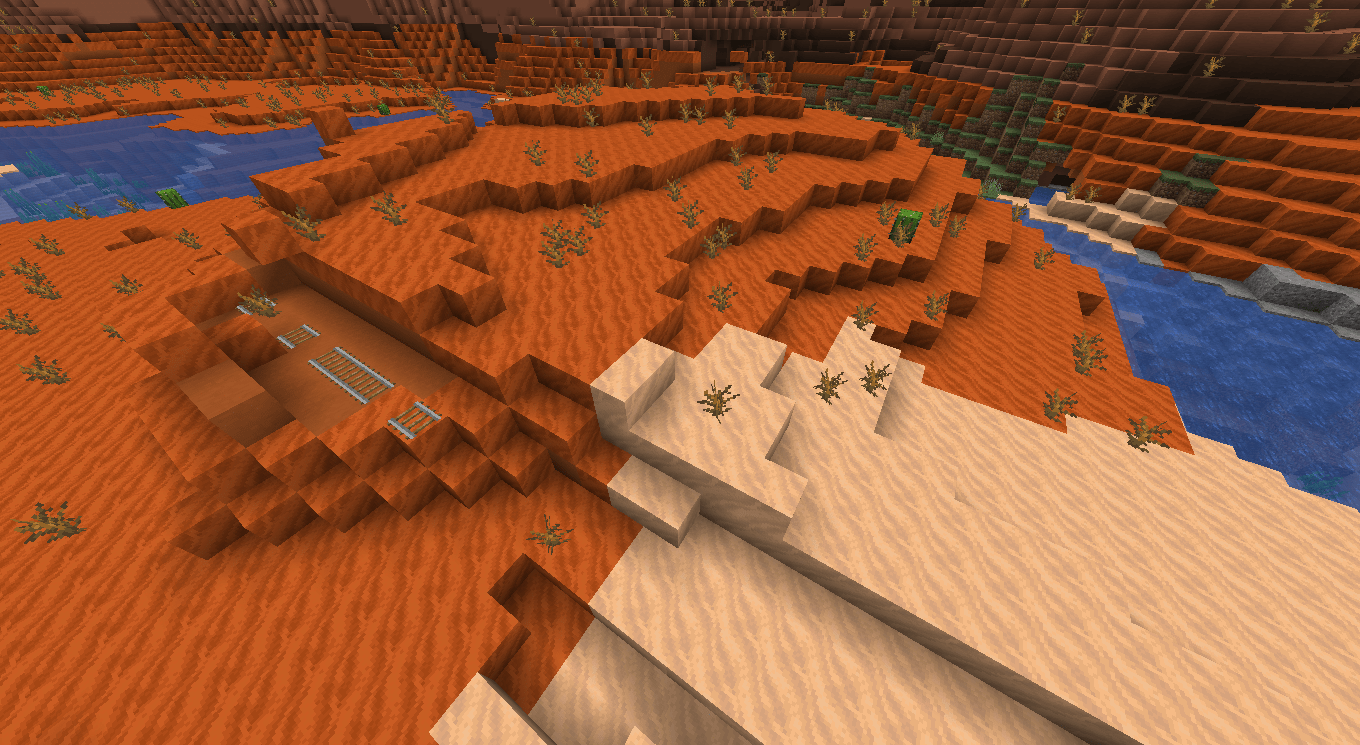 The smooth sand texture i made before using soul soil texture, Now in